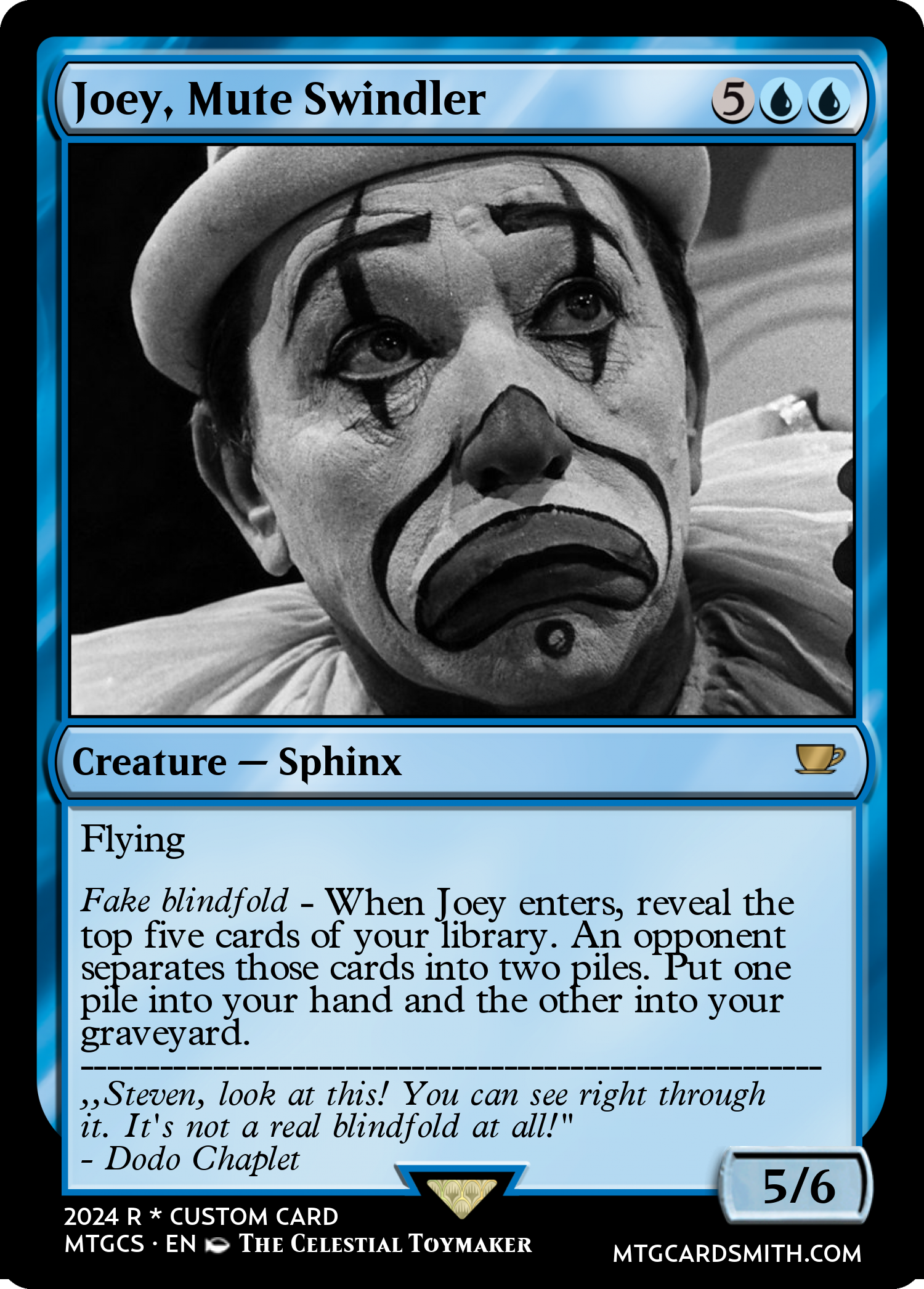 Joey, Mute Swindler