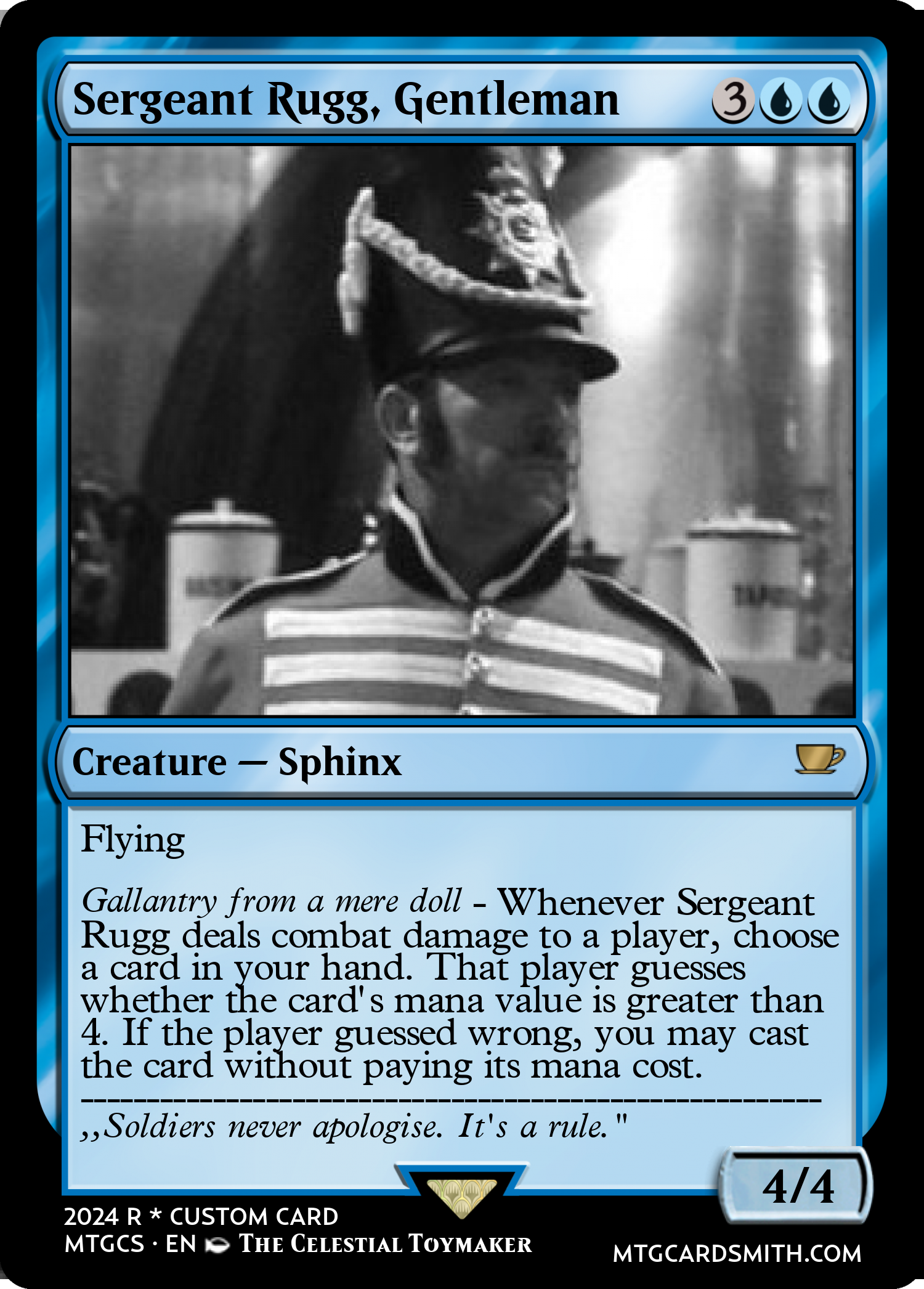 Sergeant Rugg, Gentleman