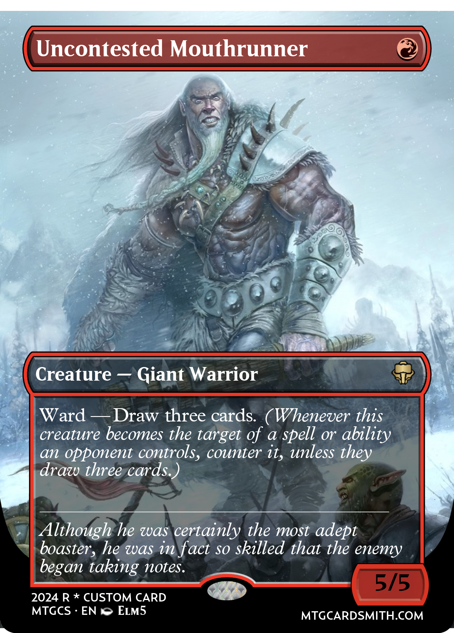 Uncontested Mouthrunner