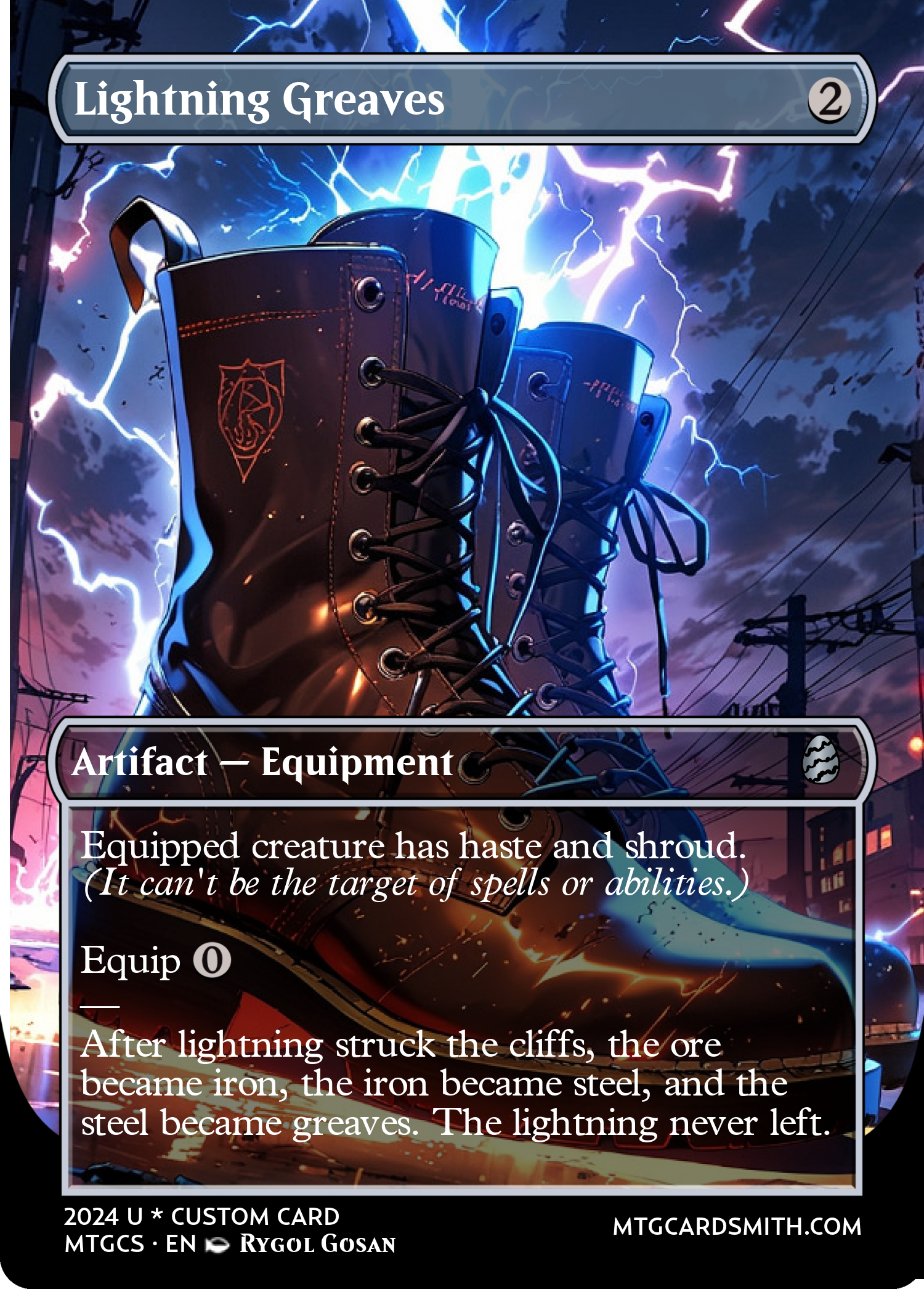 Lightning Greaves