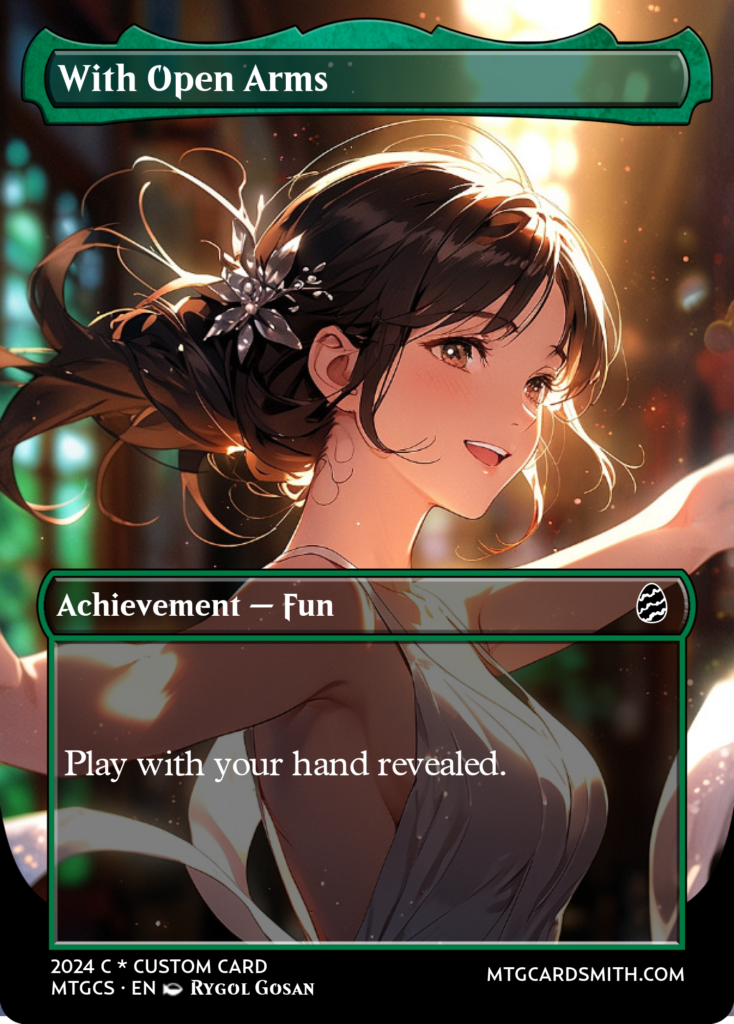 With Open Arms