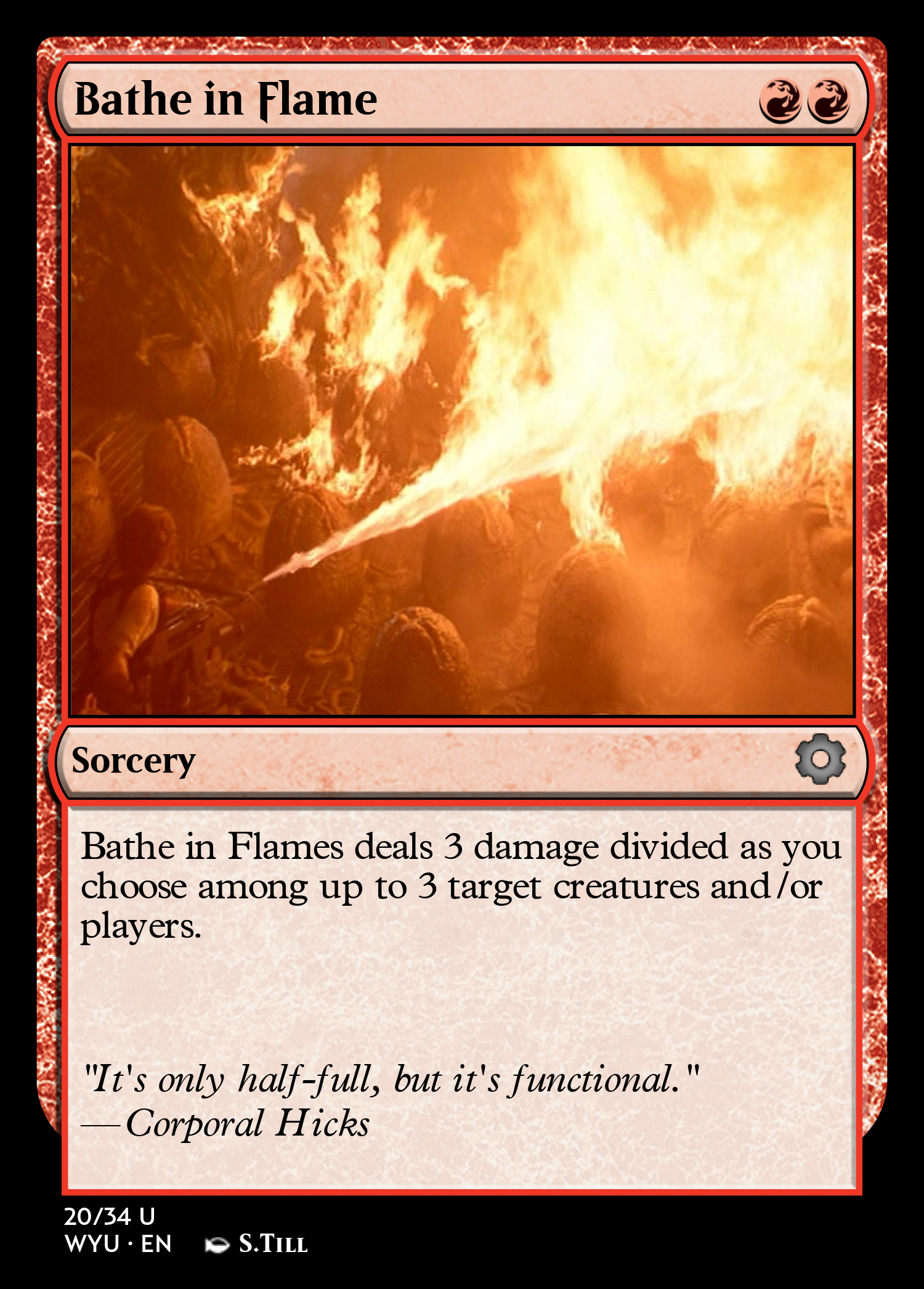 Bathe in Flame