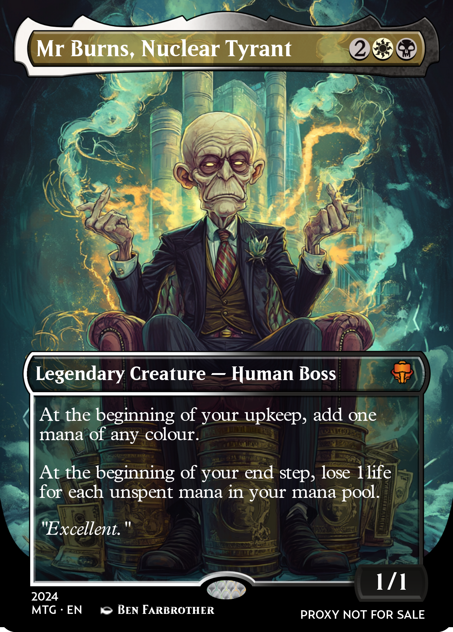 Mr Burns, Nuclear Tyrant