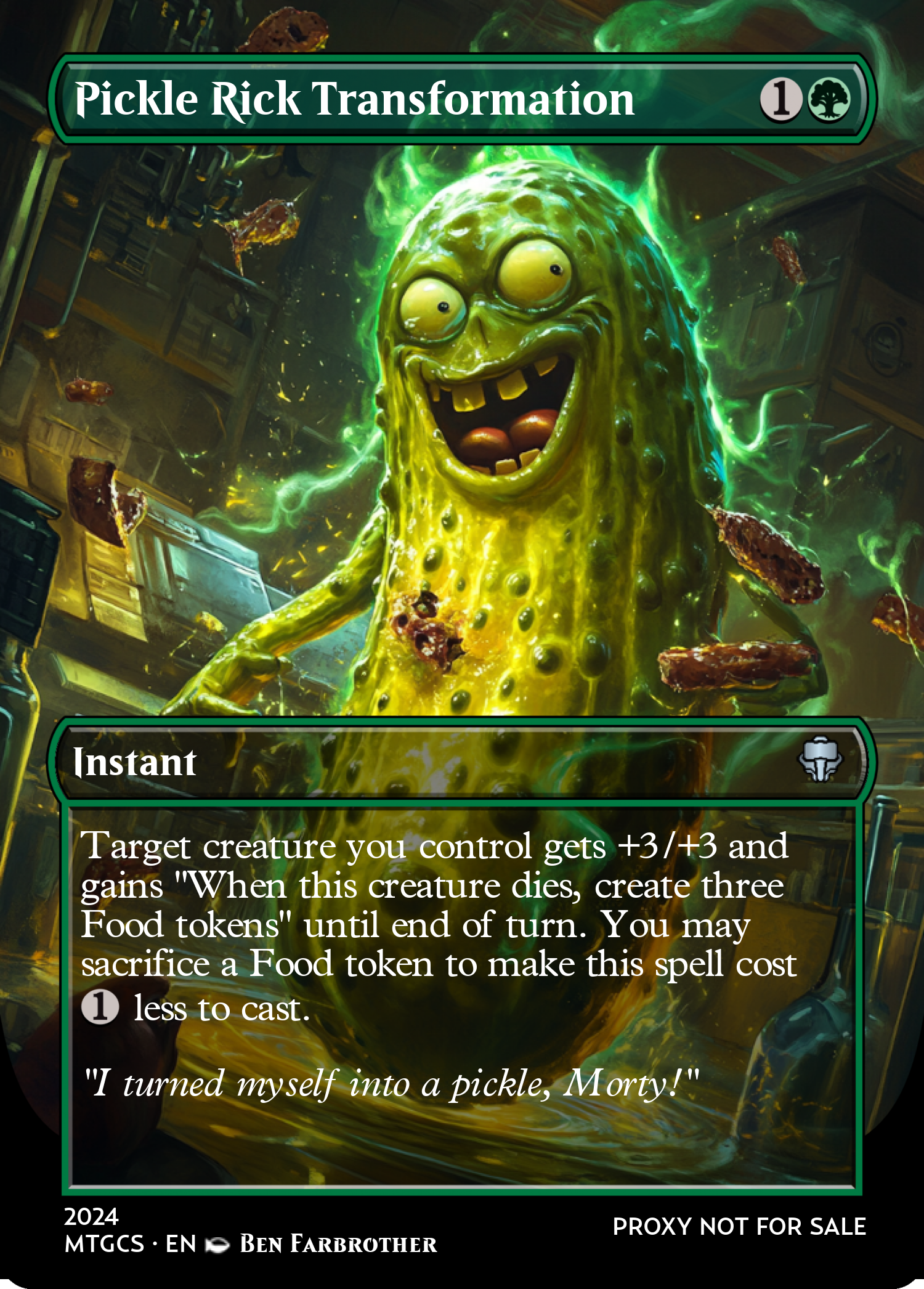 Pickle Rick Transformation