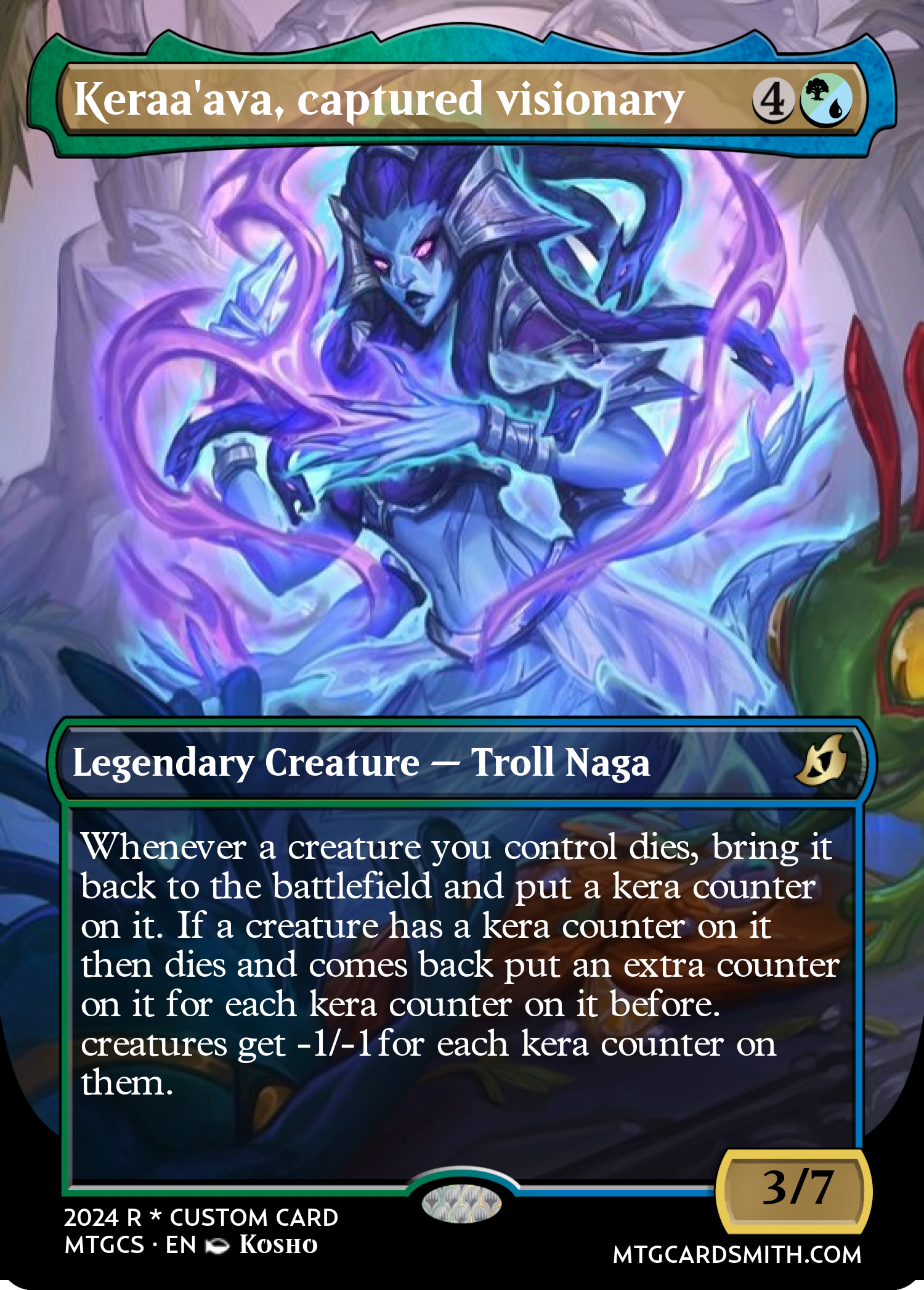 Keraa'ava, captured visionary