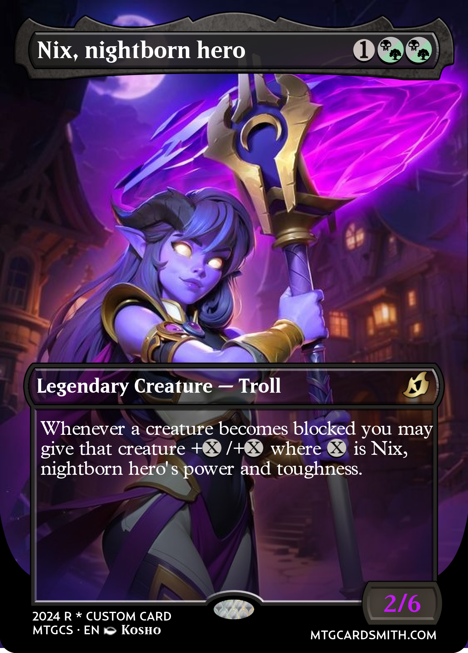 Nix, nightborn hero