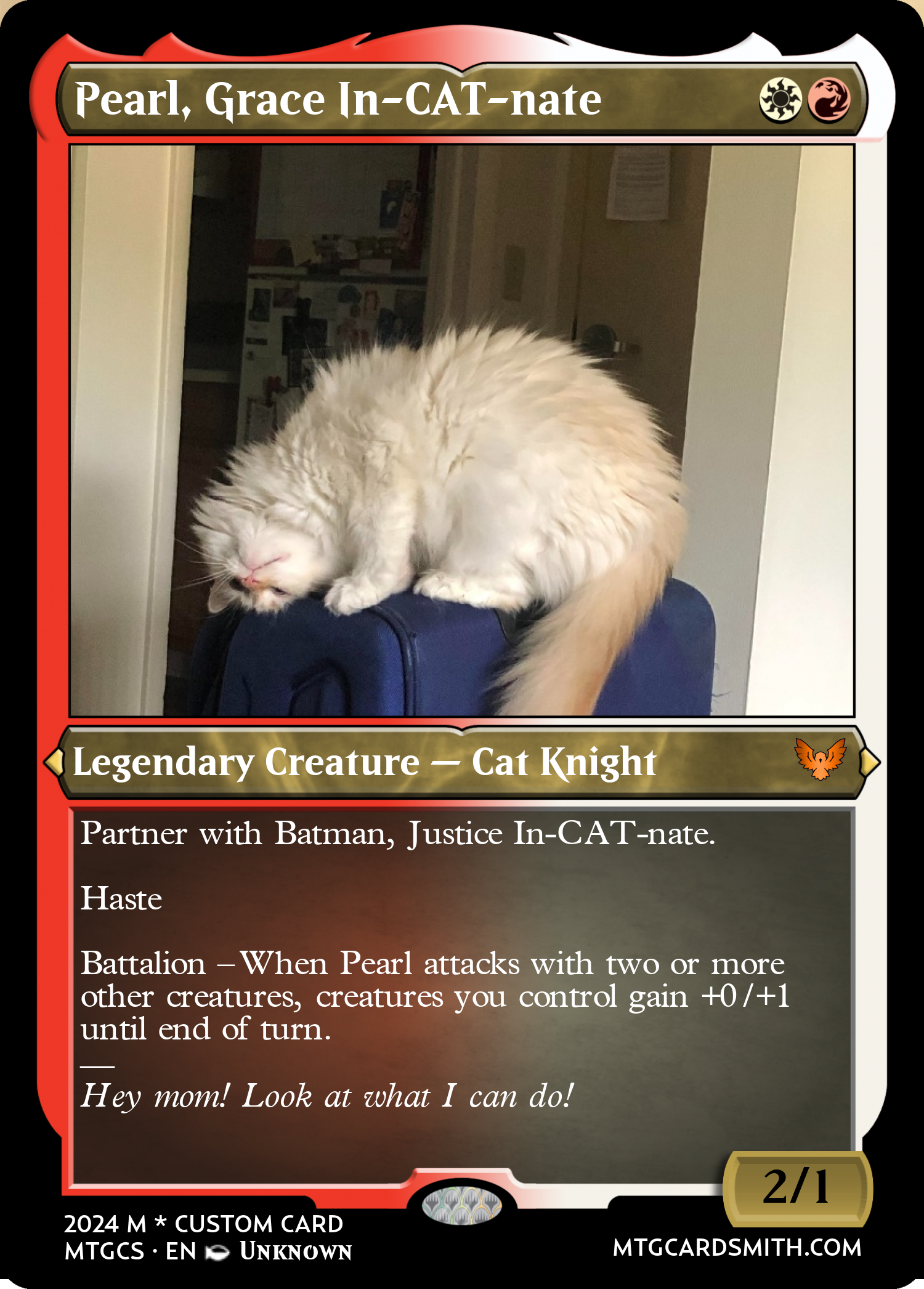 Pearl, Grace In-CAT-nate