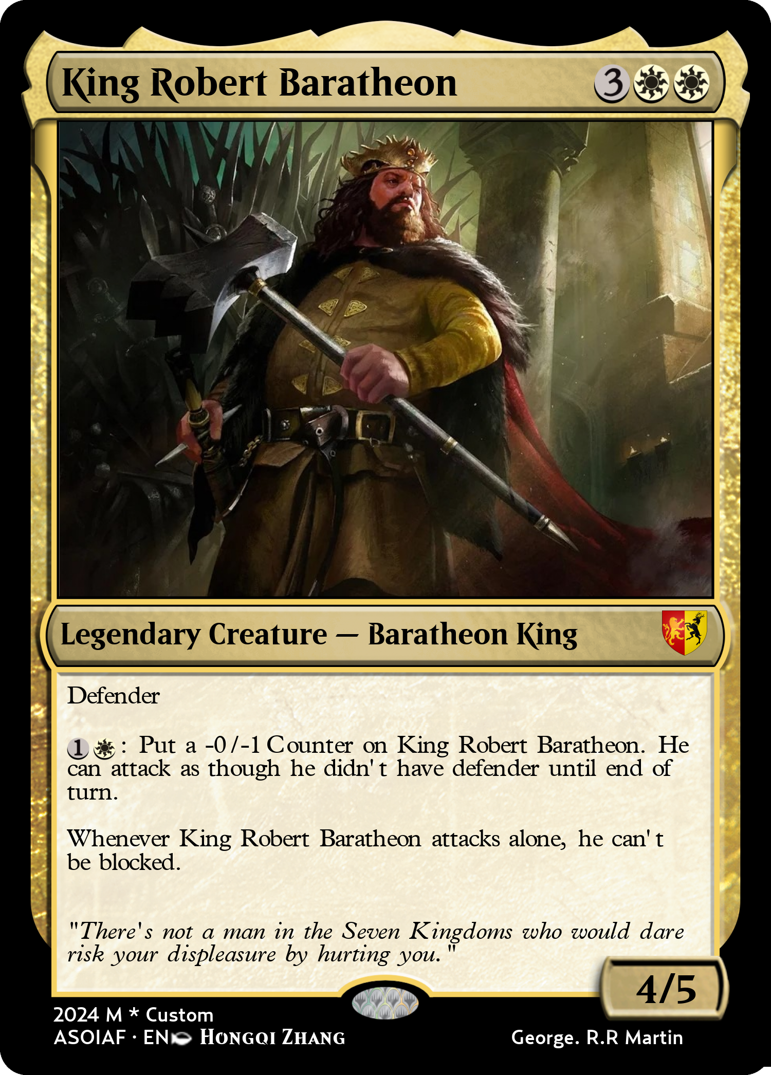 King Robert Baratheon