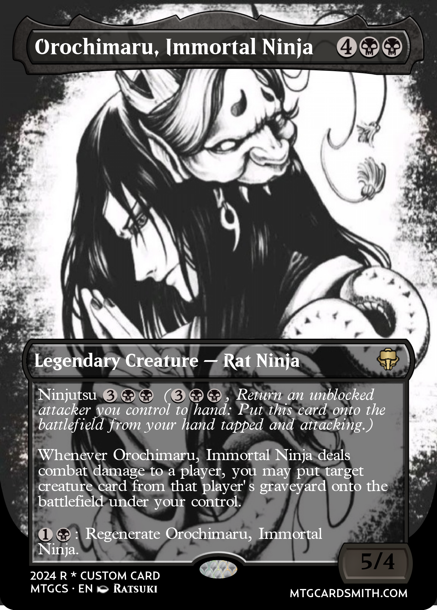 Orochimaru, Immortal Ninja