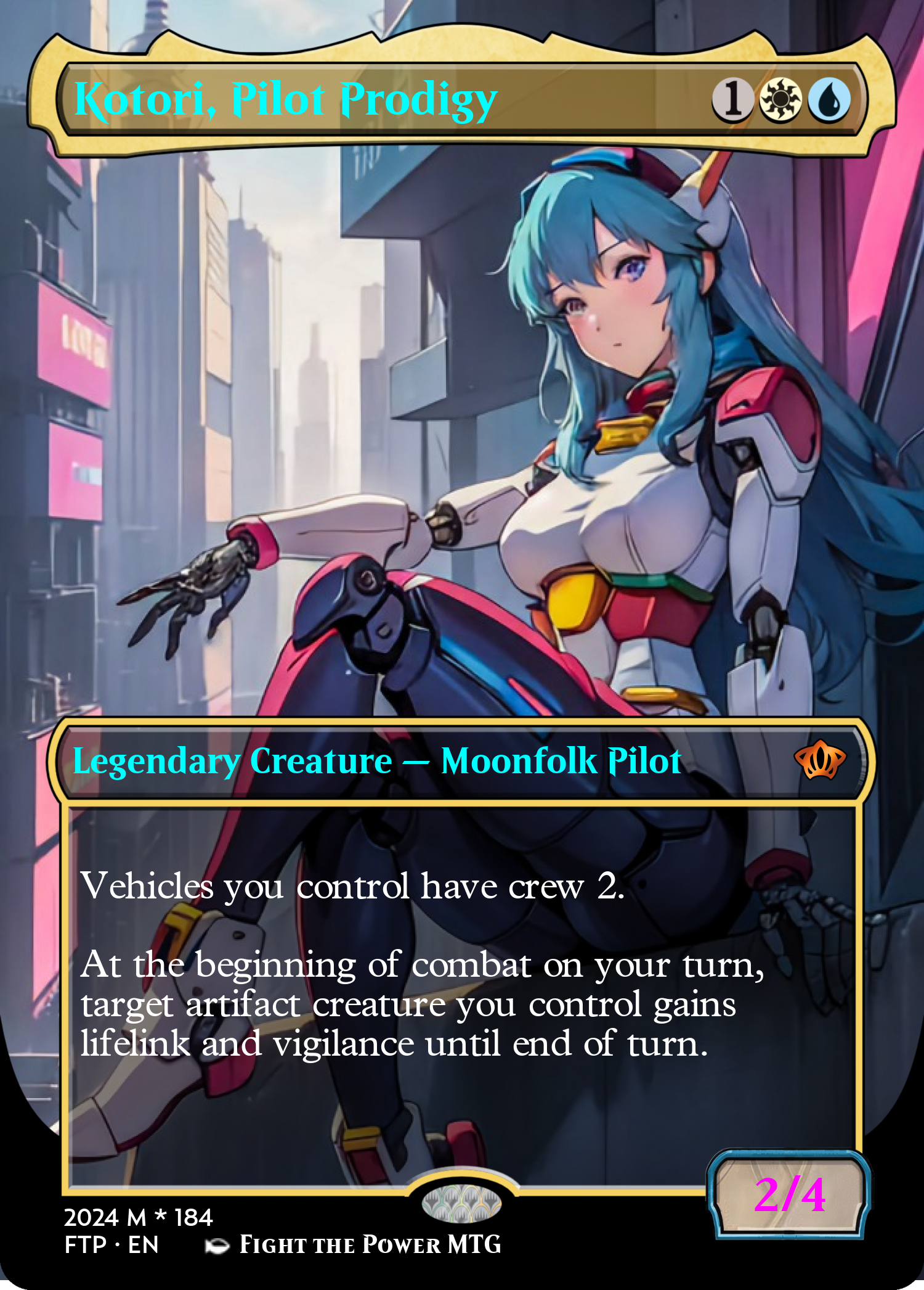 Kotori, Pilot Prodigy