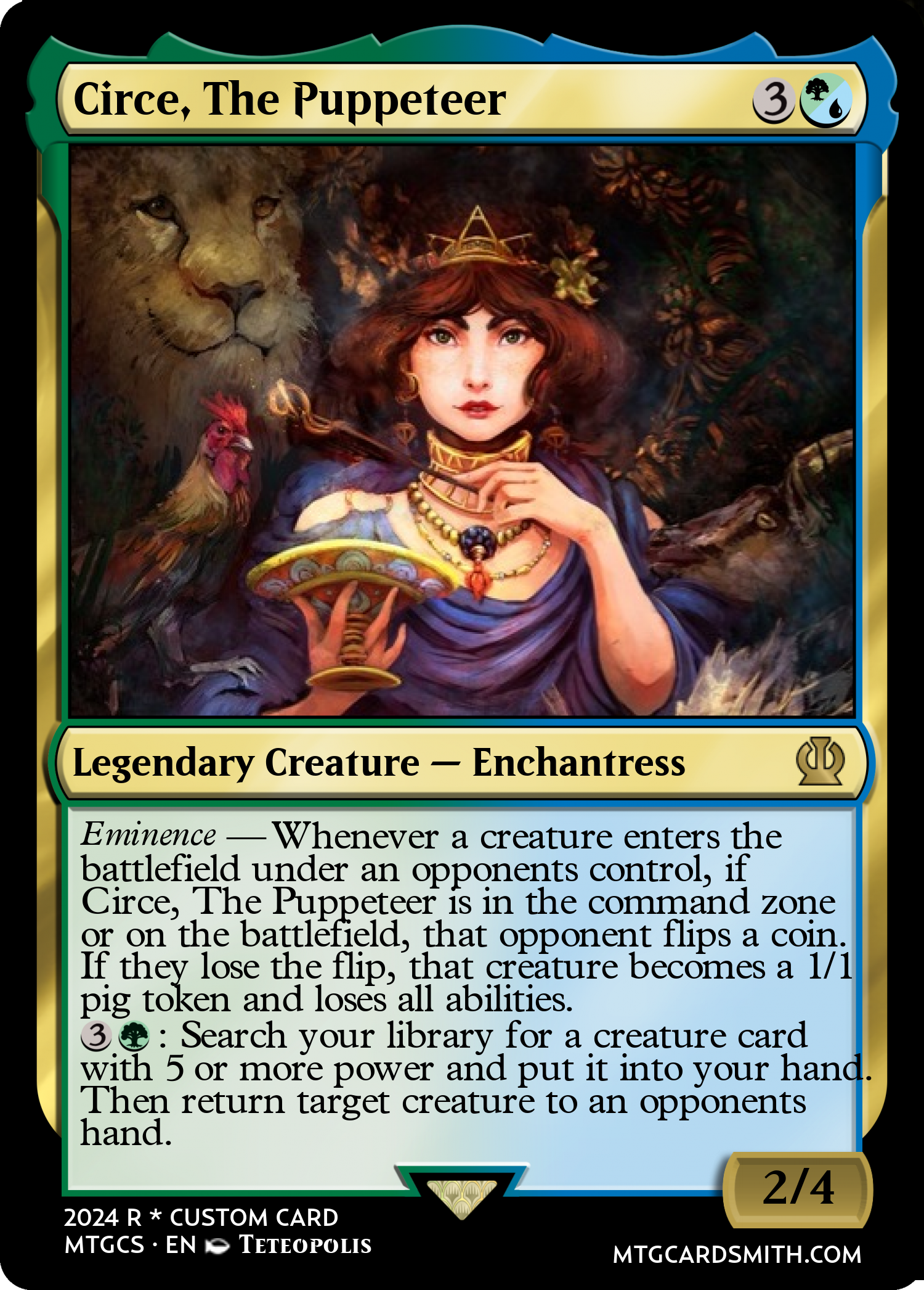 Circe, The Puppeteer