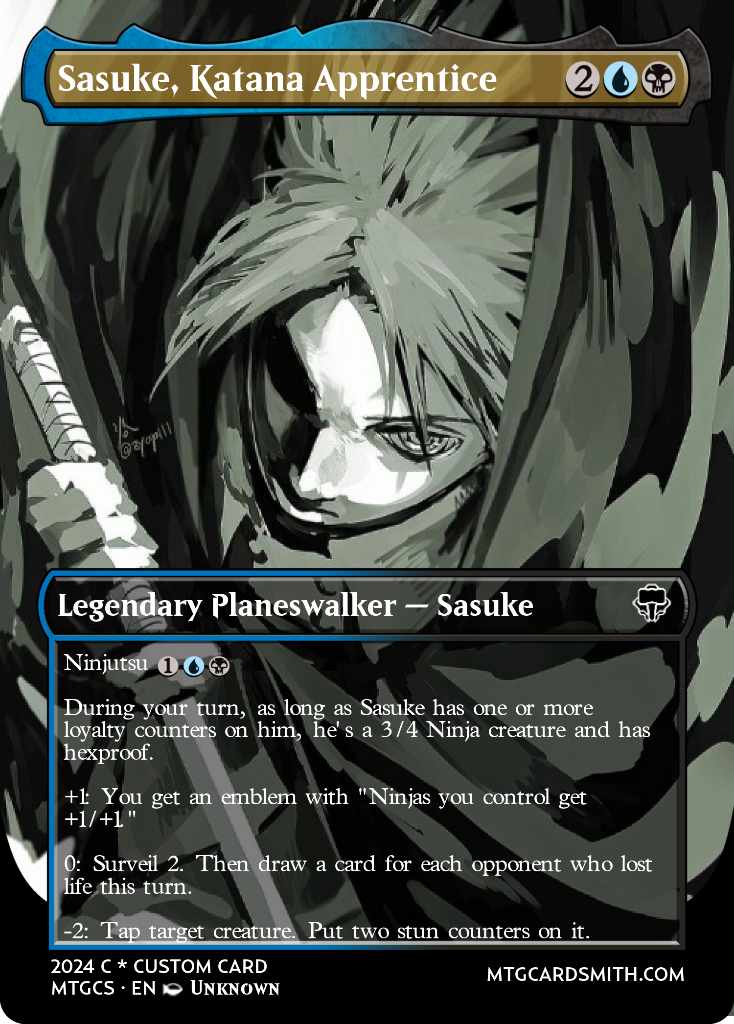 Sasuke, Katana Apprentice