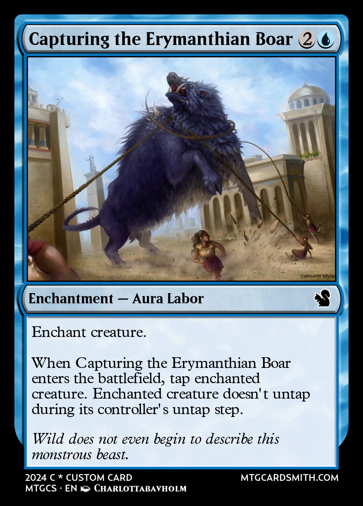 Capturing the Erymanthian Boar