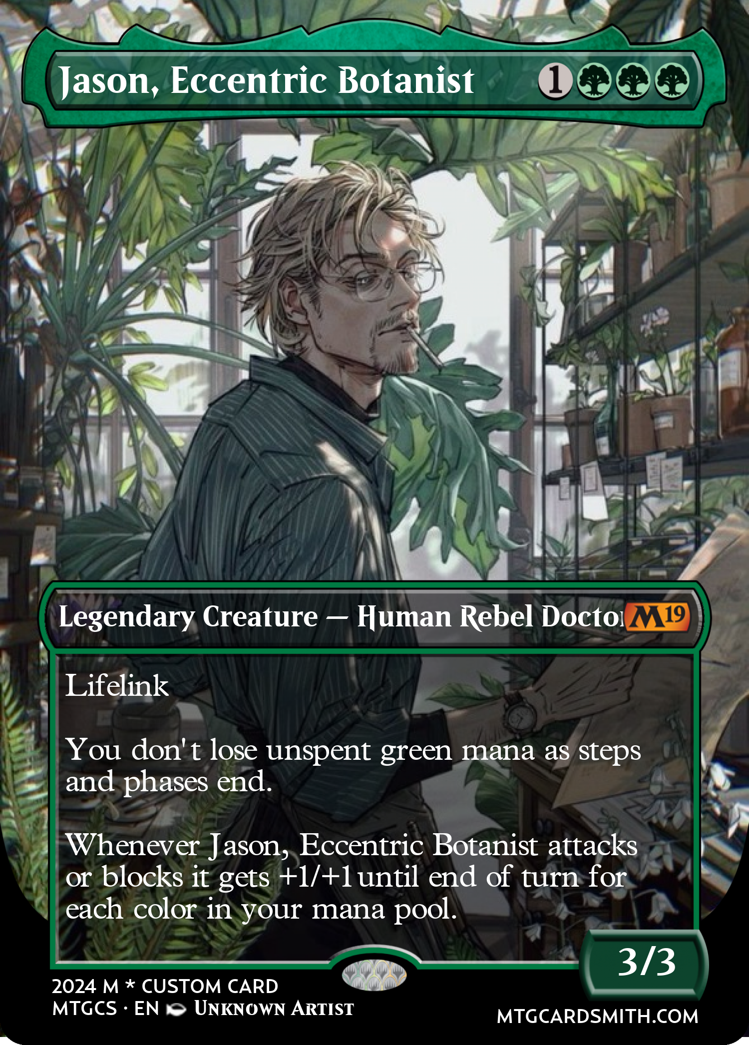 Jason, Eccentric Botanist