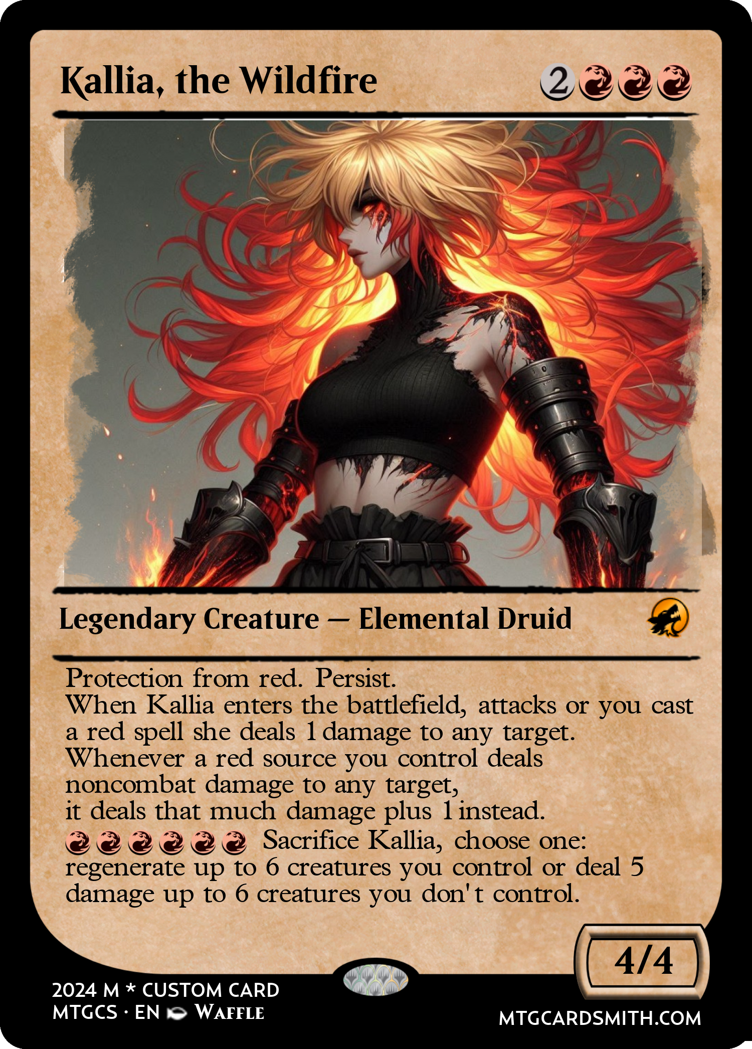 Kallia, the Wildfire
