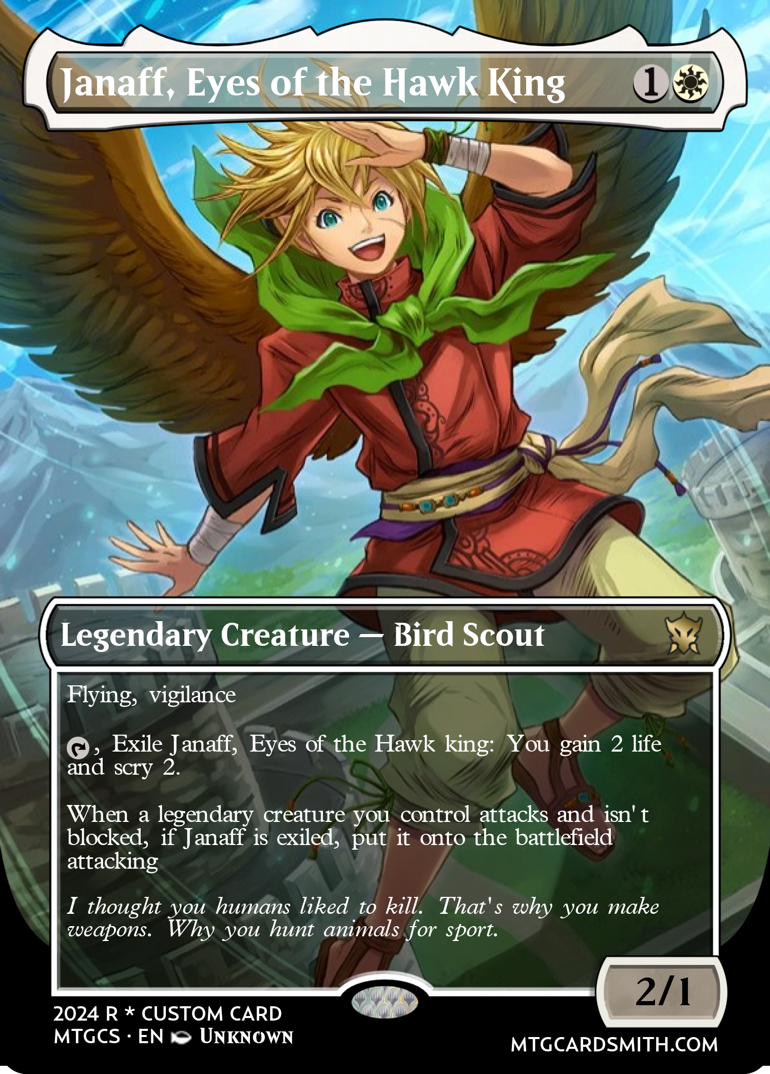 Janaff, Eyes of the Hawk King