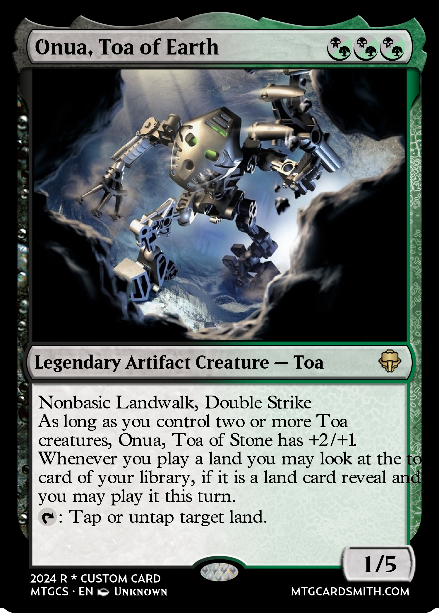 Onua, Toa of Earth