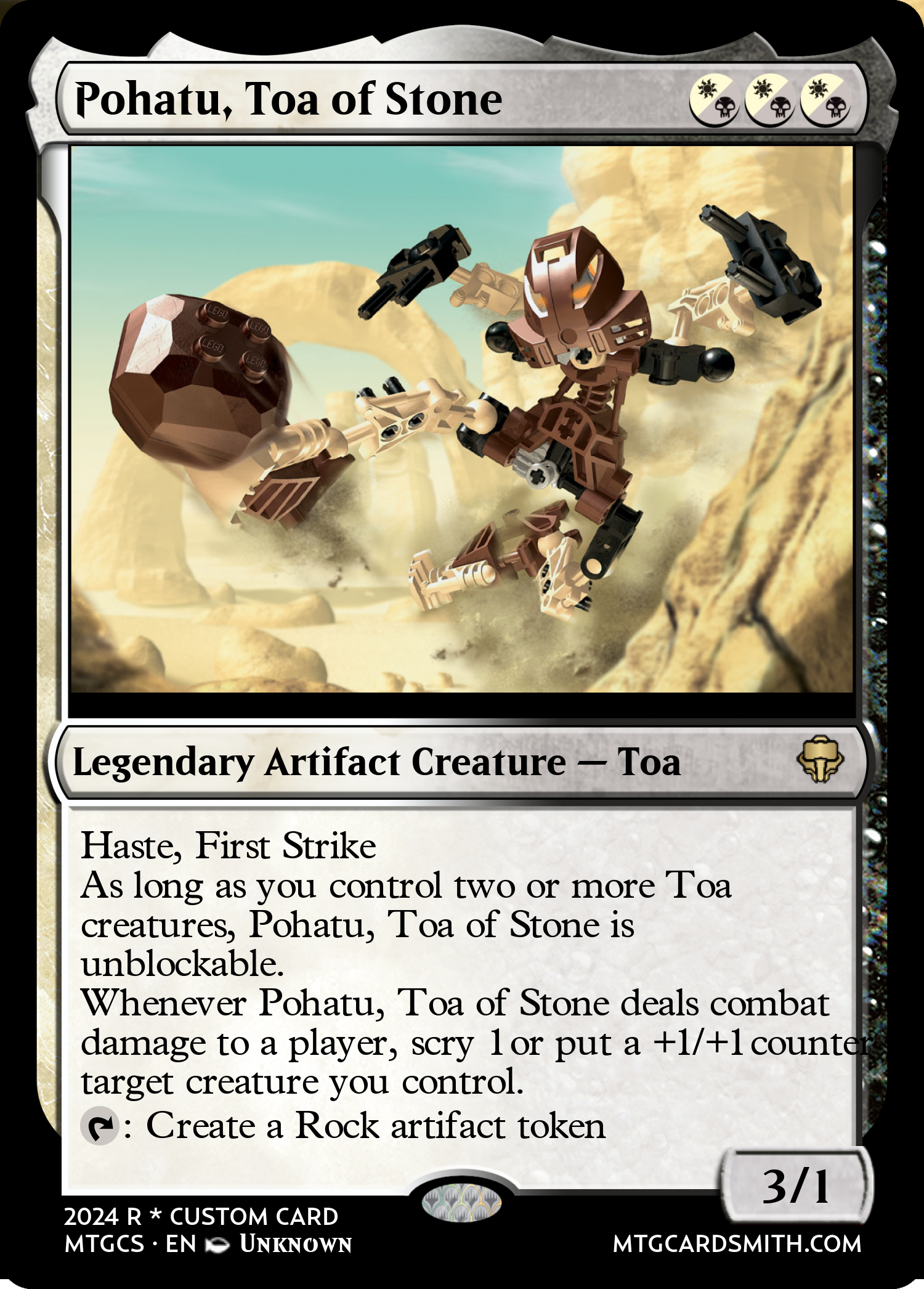 Pohatu, Toa of Stone