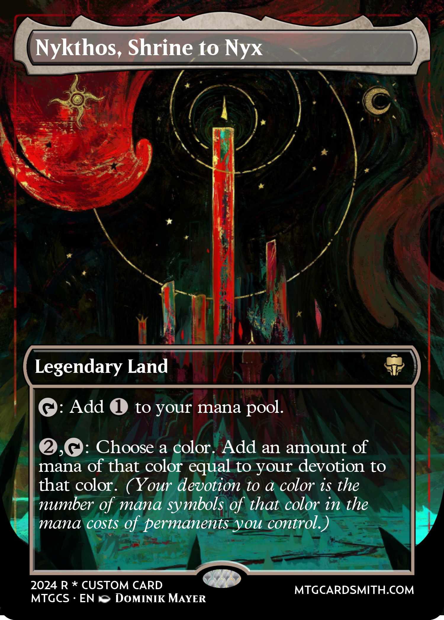 Nykthos, Shrine to Nyx