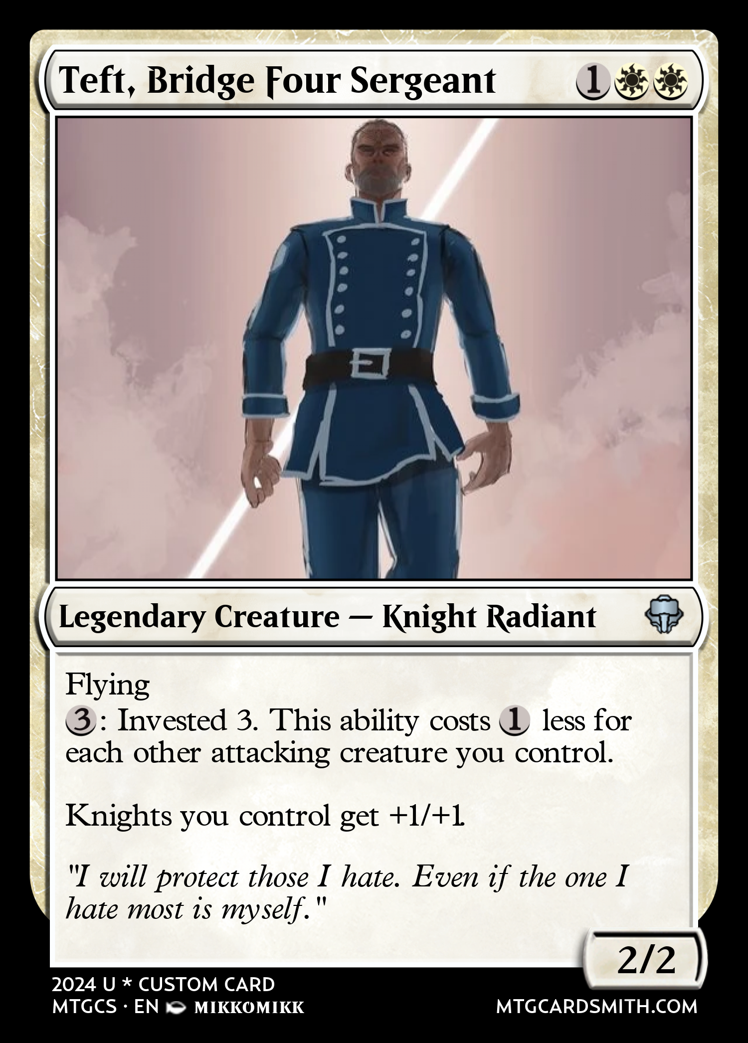 Teft, Bridge Four Sergeant