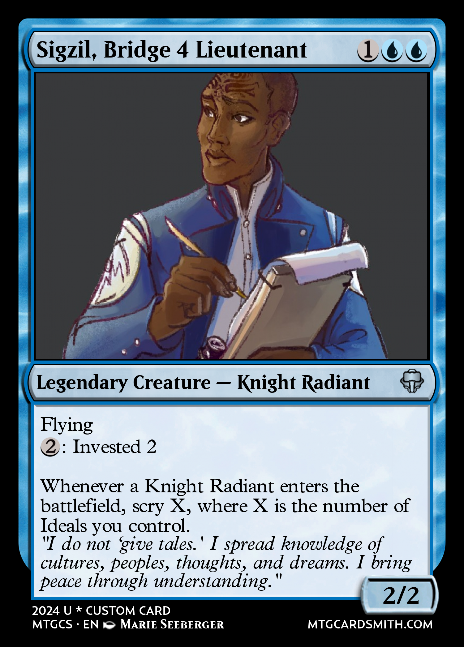 Sigzil, Bridge 4 Lieutenant