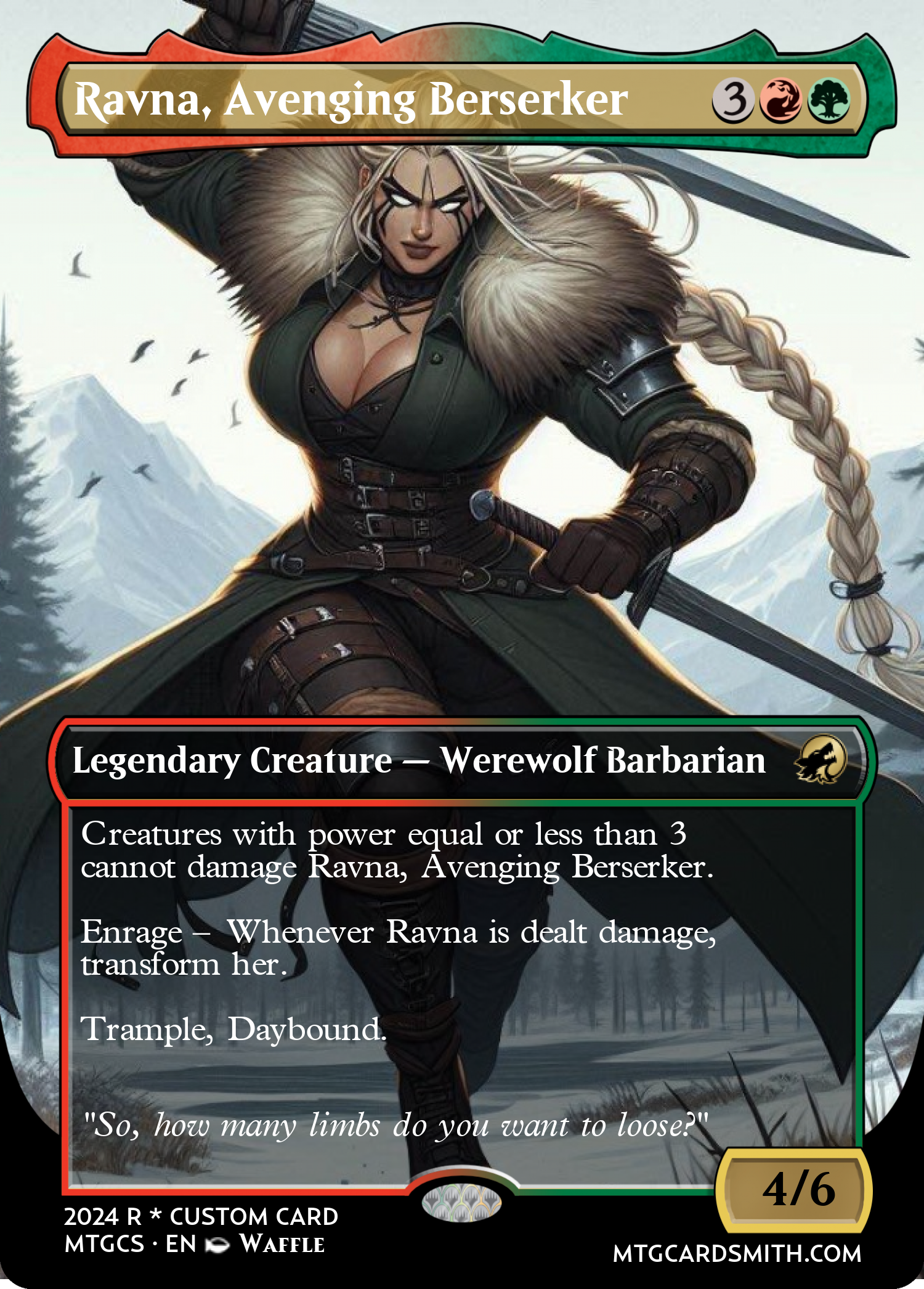 Ravna, Avenging Berserker