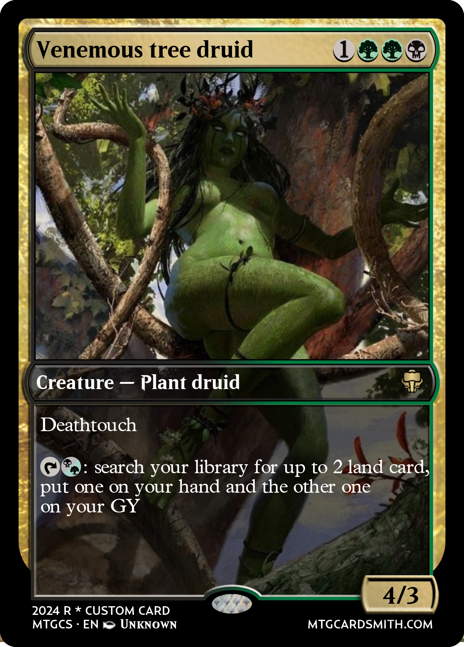 Venemous tree druid