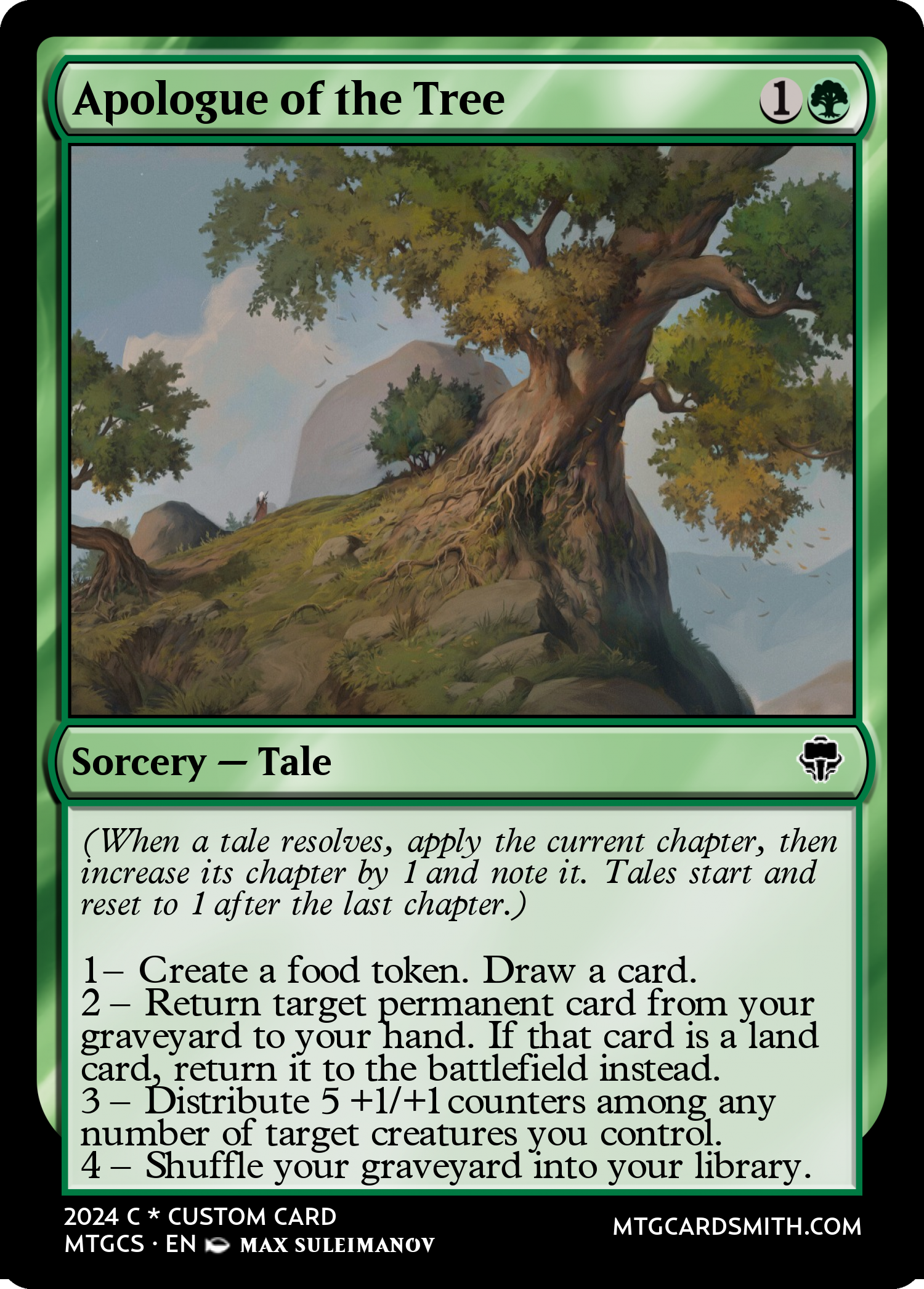 Apologue of the Tree