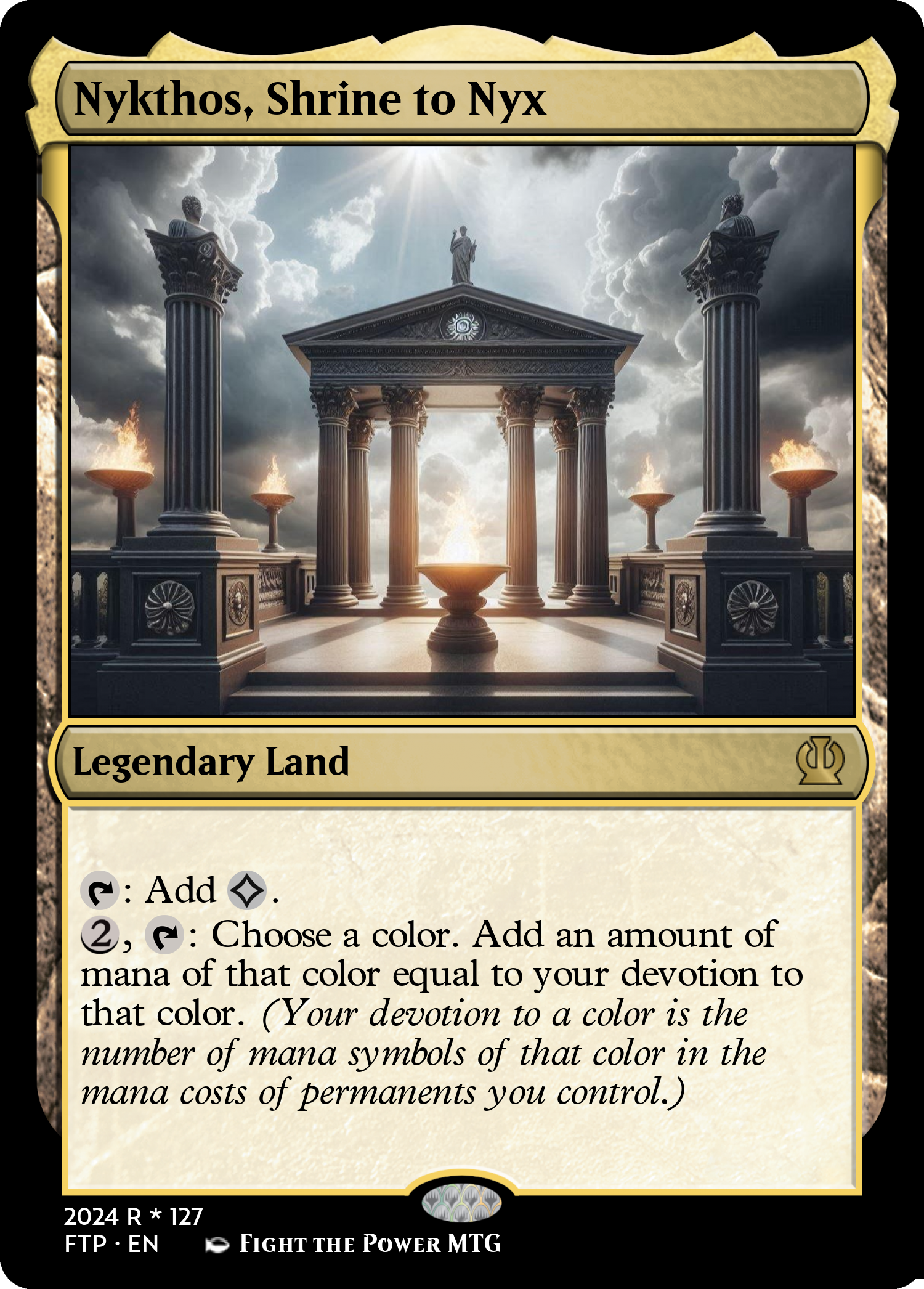 Nykthos, Shrine to Nyx