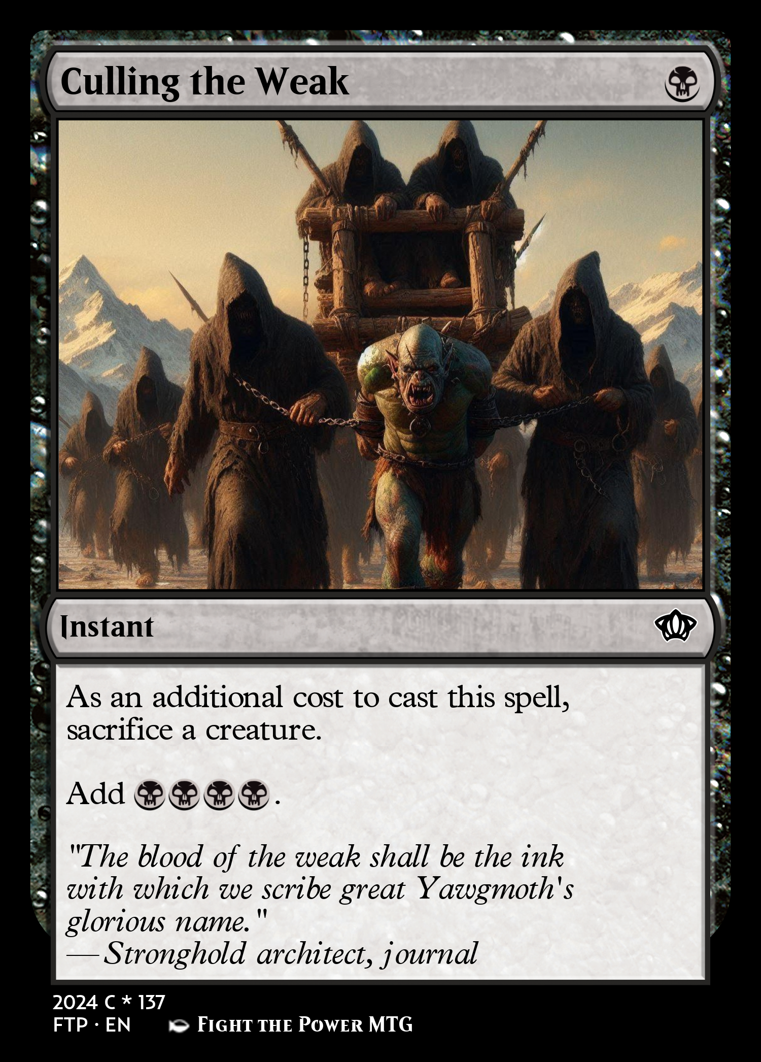 Culling the Weak