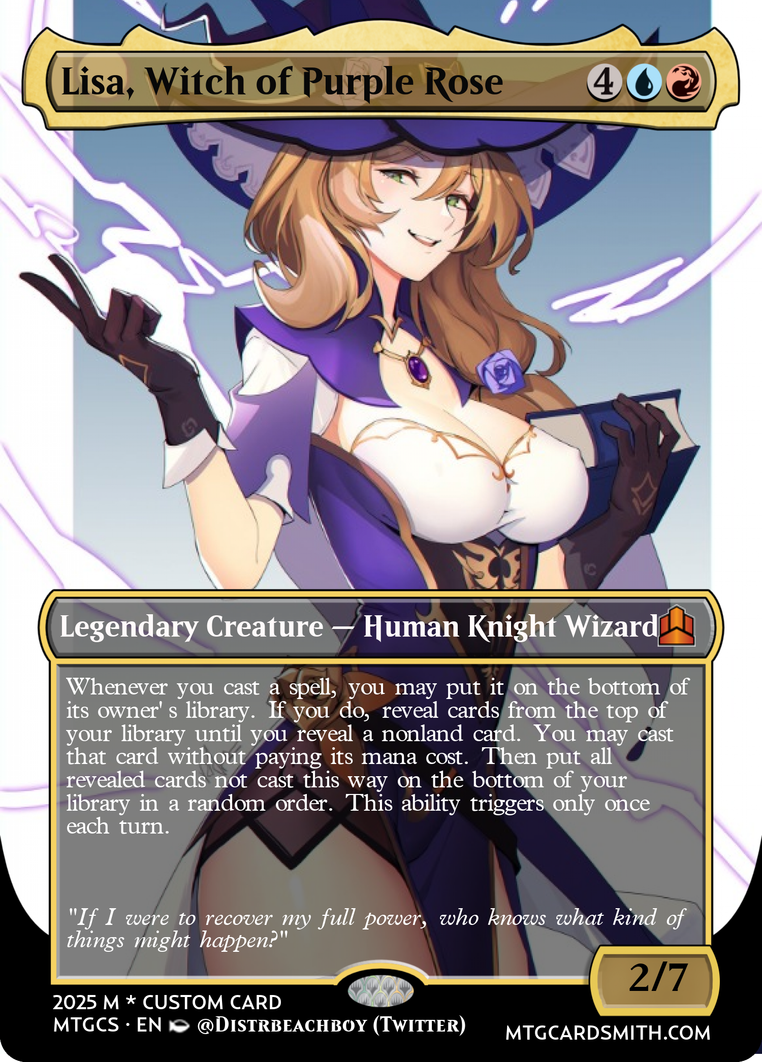Lisa, Witch of Purple Rose