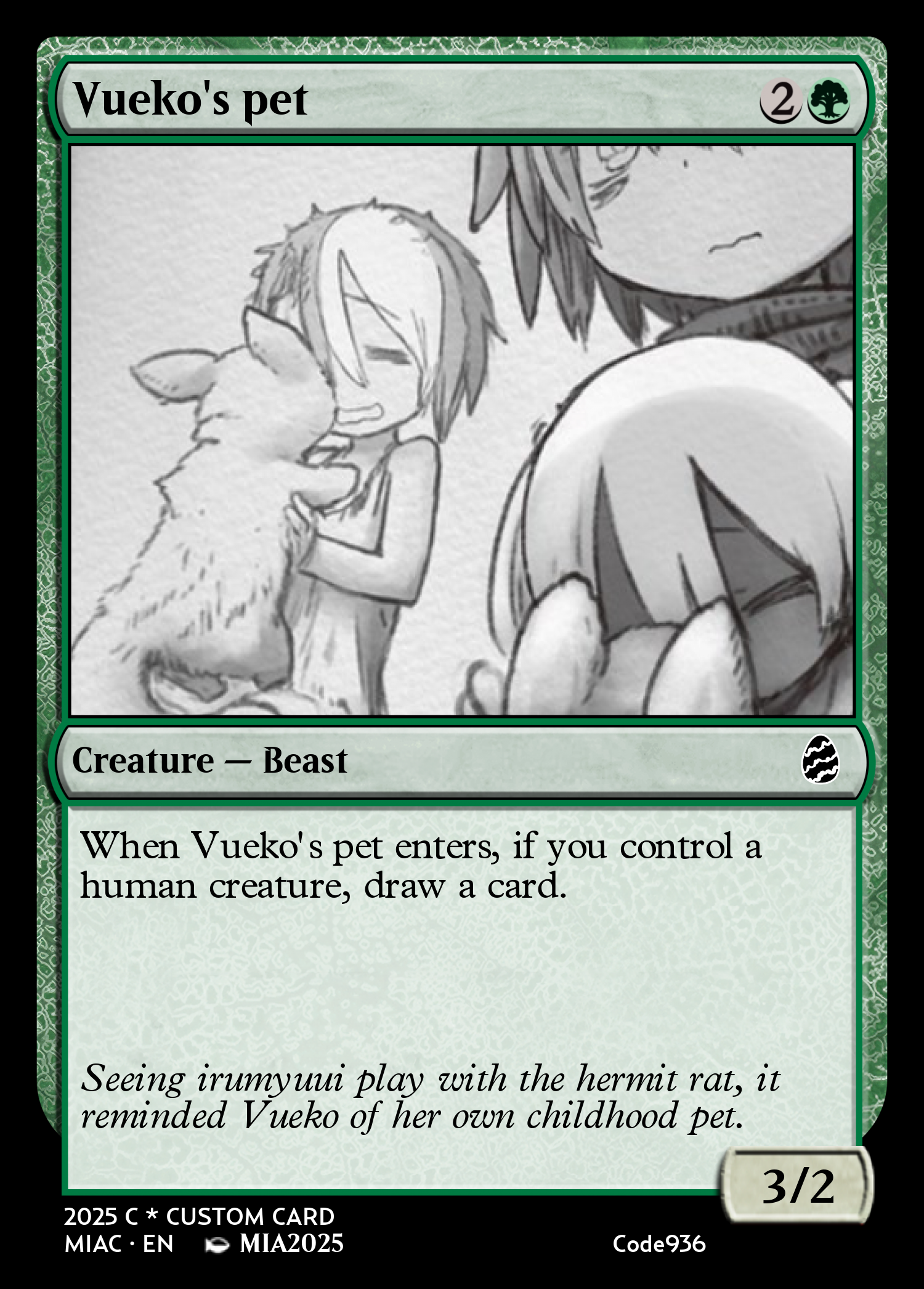 Vueko's pet