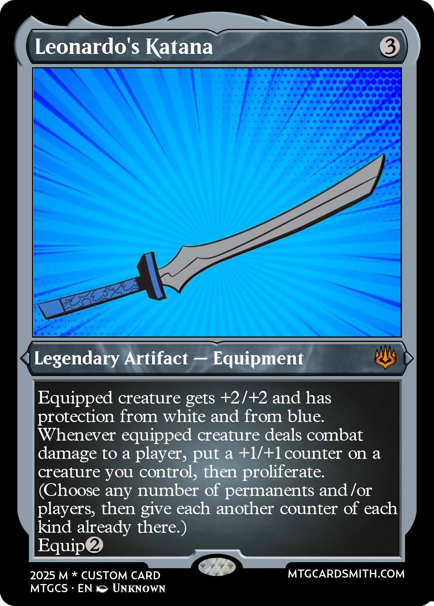 Leonardo's Katana