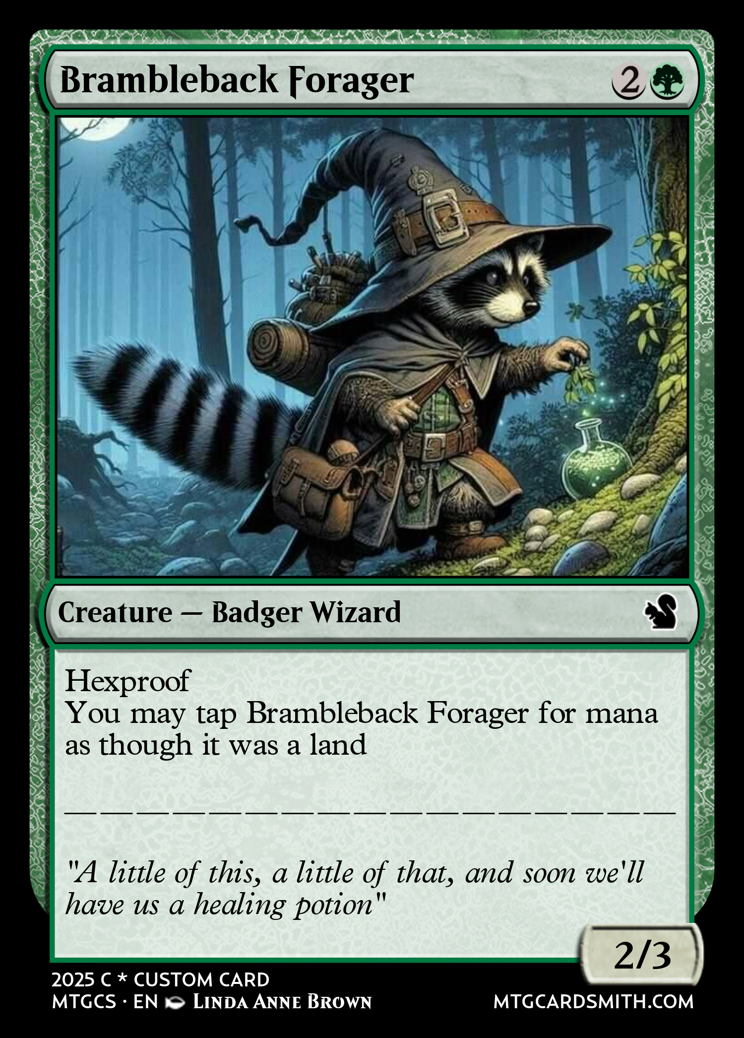 Brambleback Forager