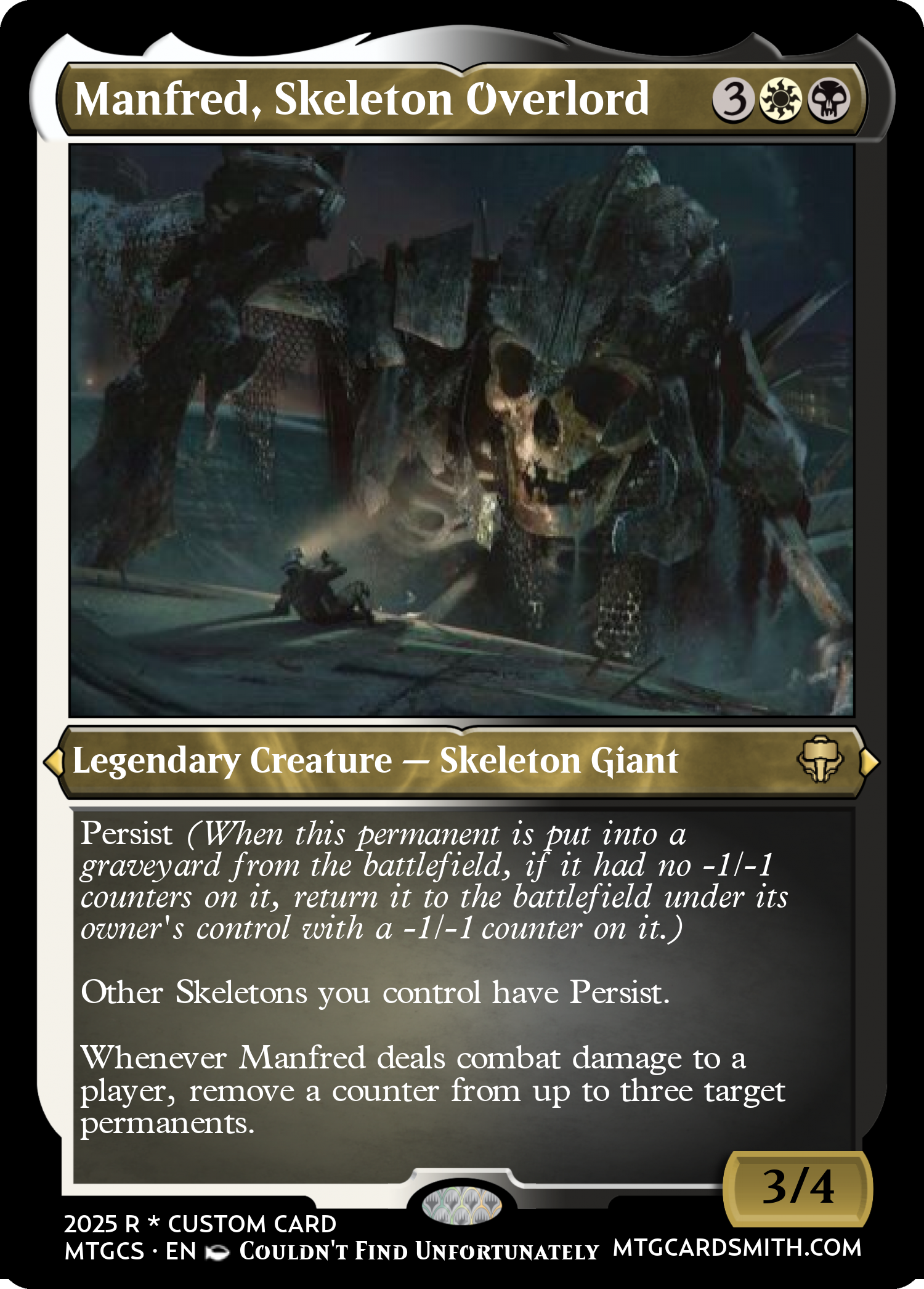 Manfred, Skeleton Overlord