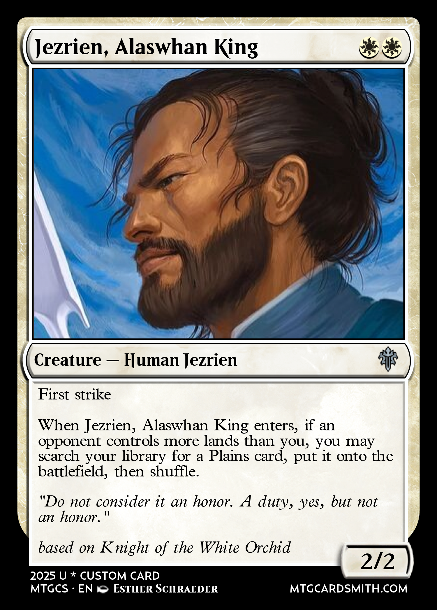 Jezrien, Alaswhan King