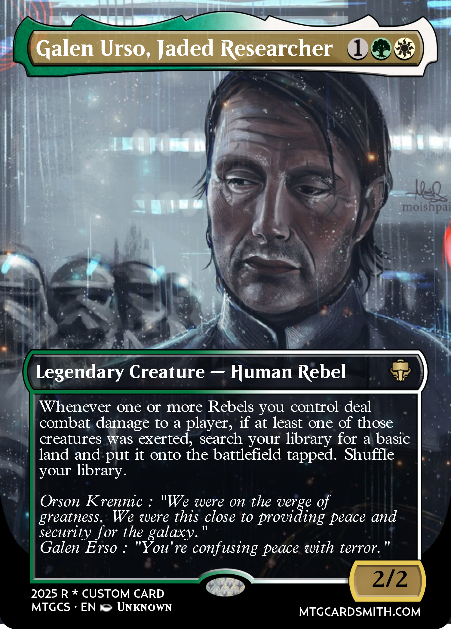 Galen Urso, Jaded Researcher
