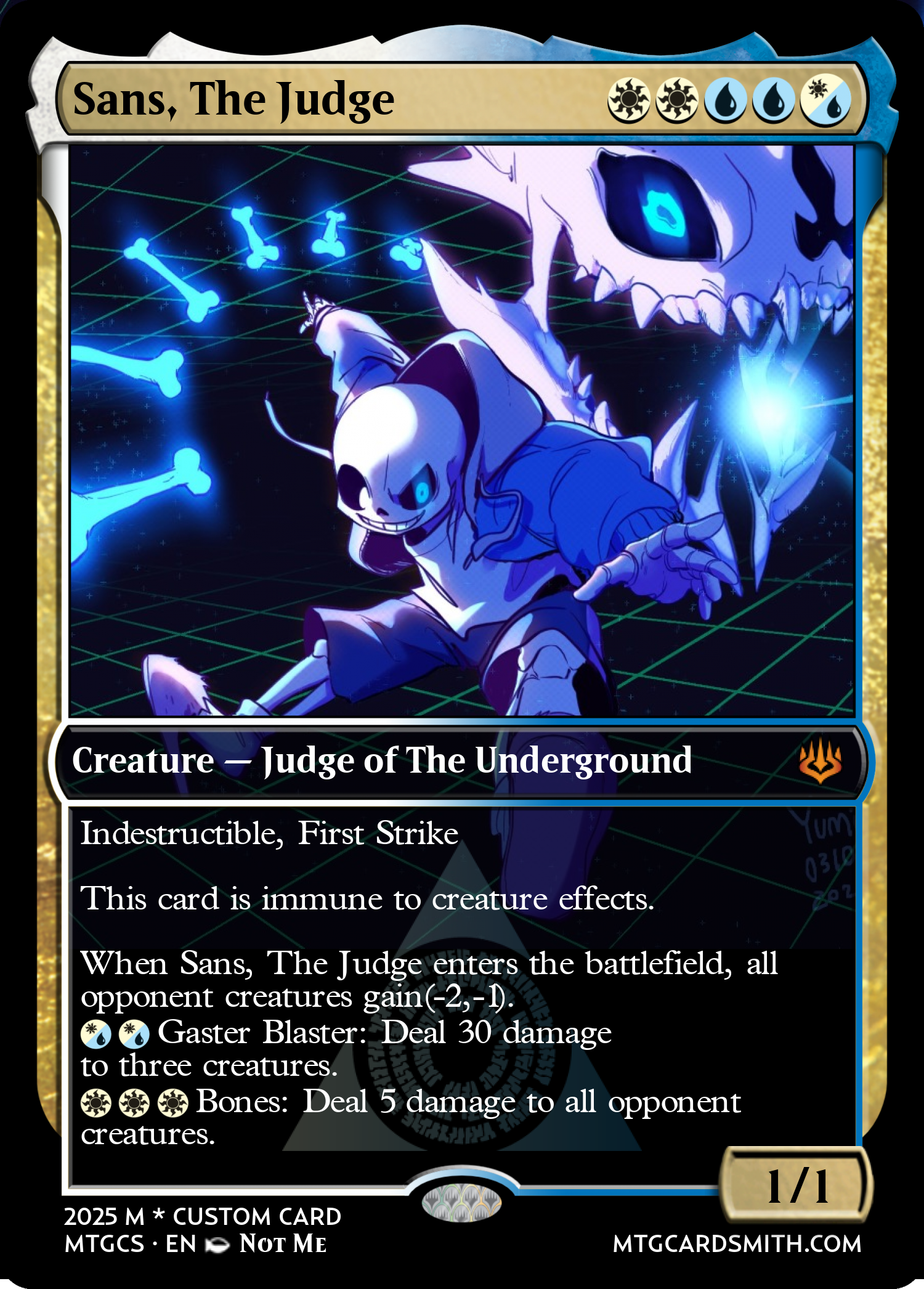 Sans, The Judge
