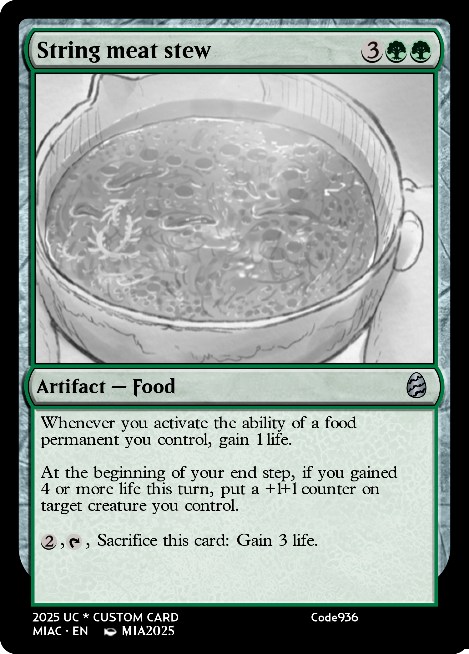 String meat stew