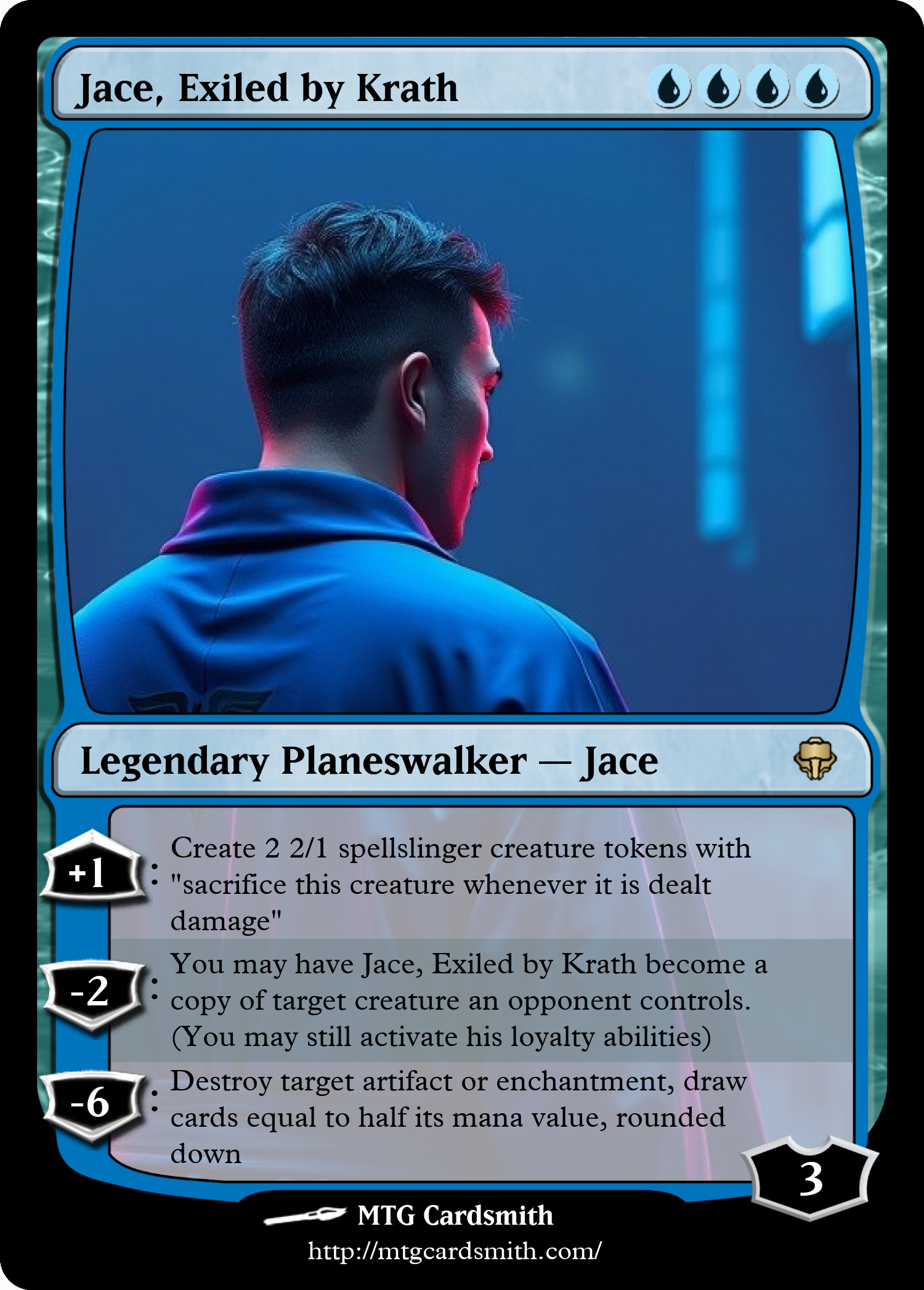 Jace, Exiled by Krath