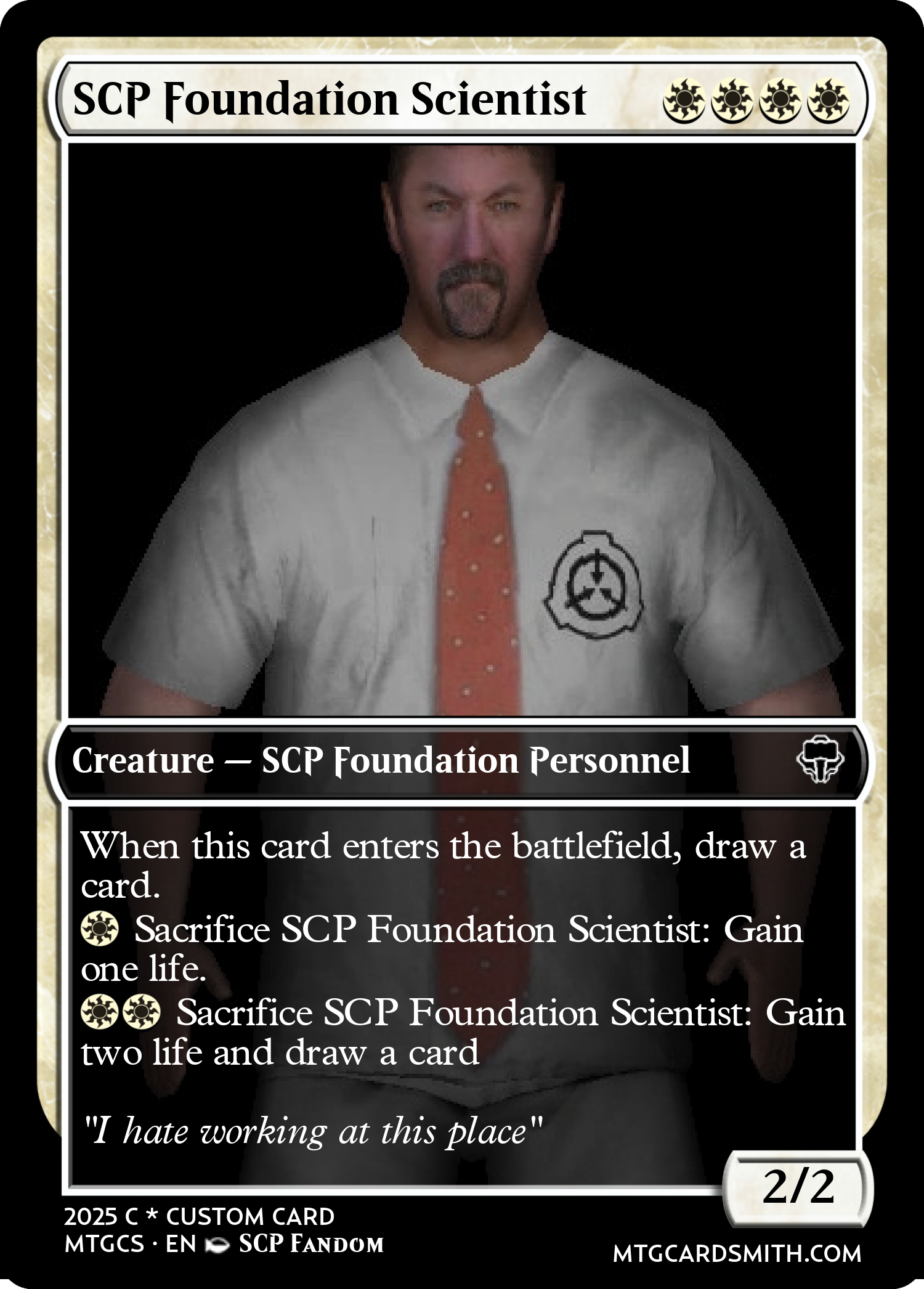 SCP Foundation Scientist