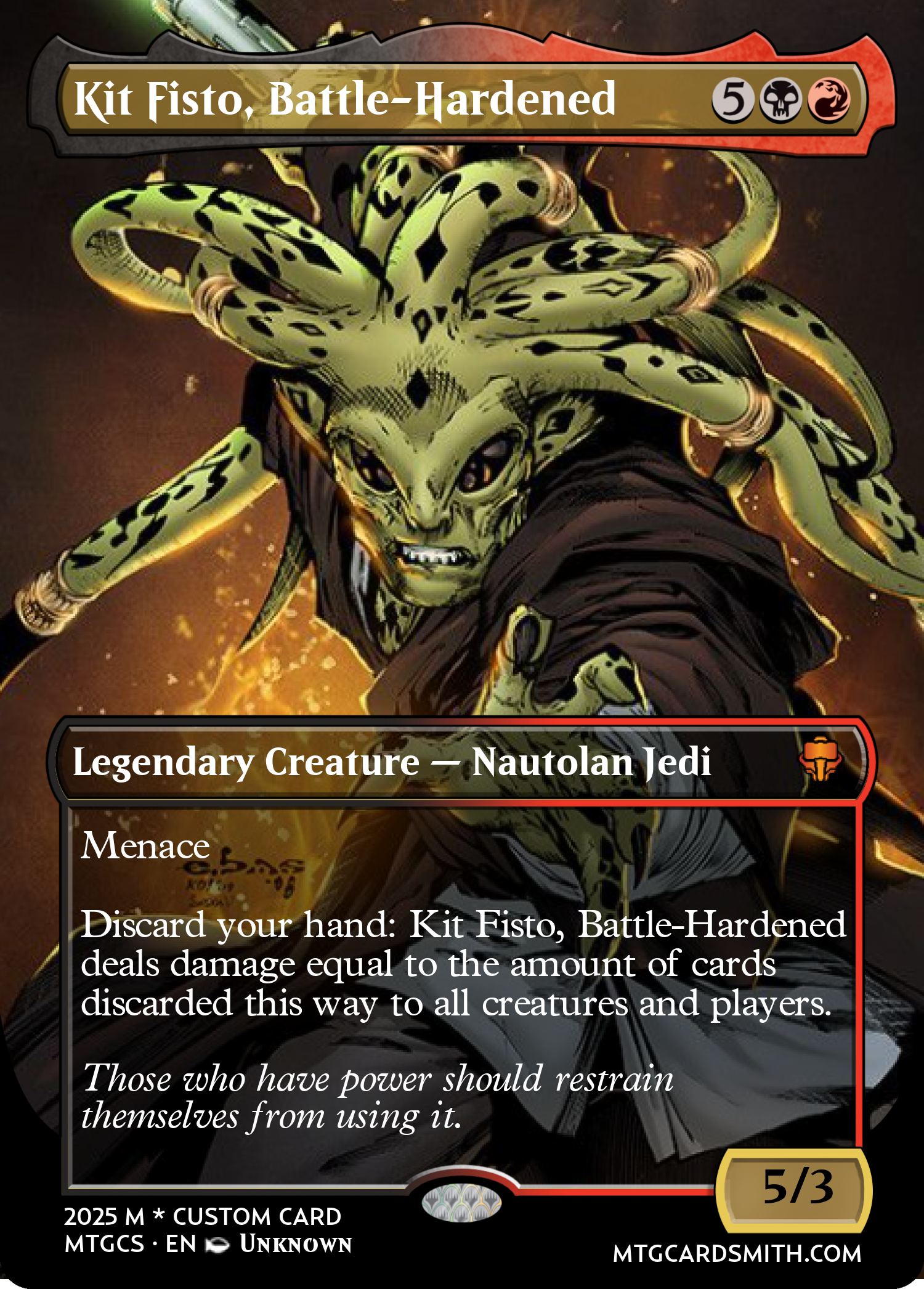 Kit Fisto, Battle-Hardened