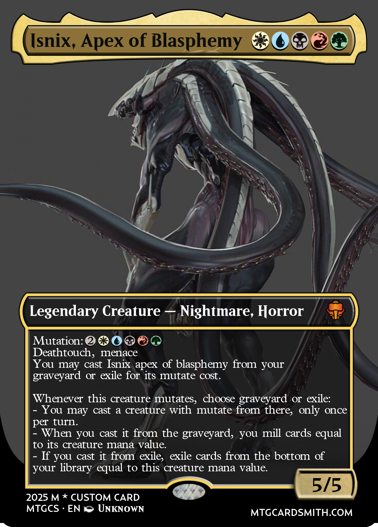 Isnix, Apex of Blasphemy
