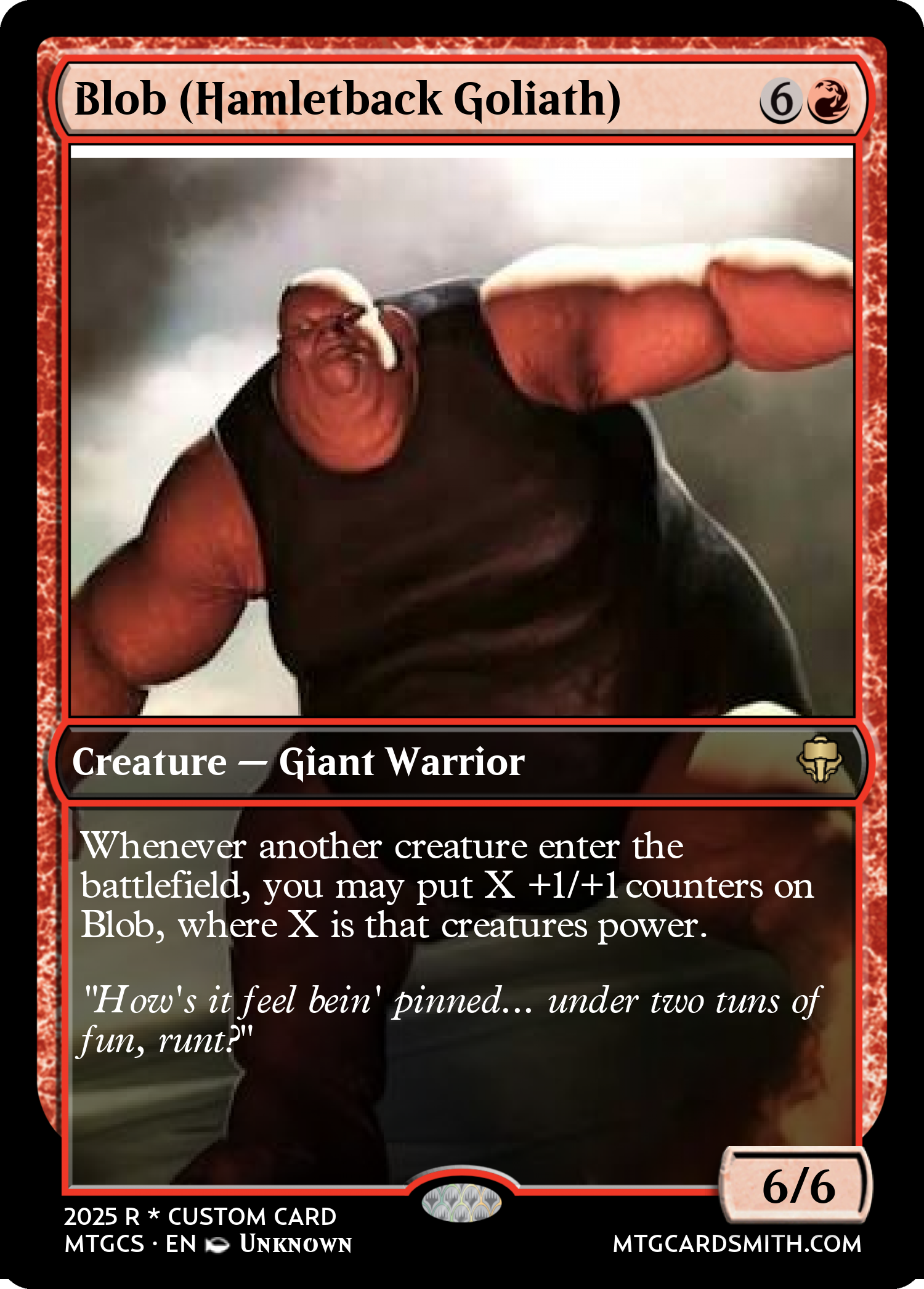 Blob (Hamletback Goliath)