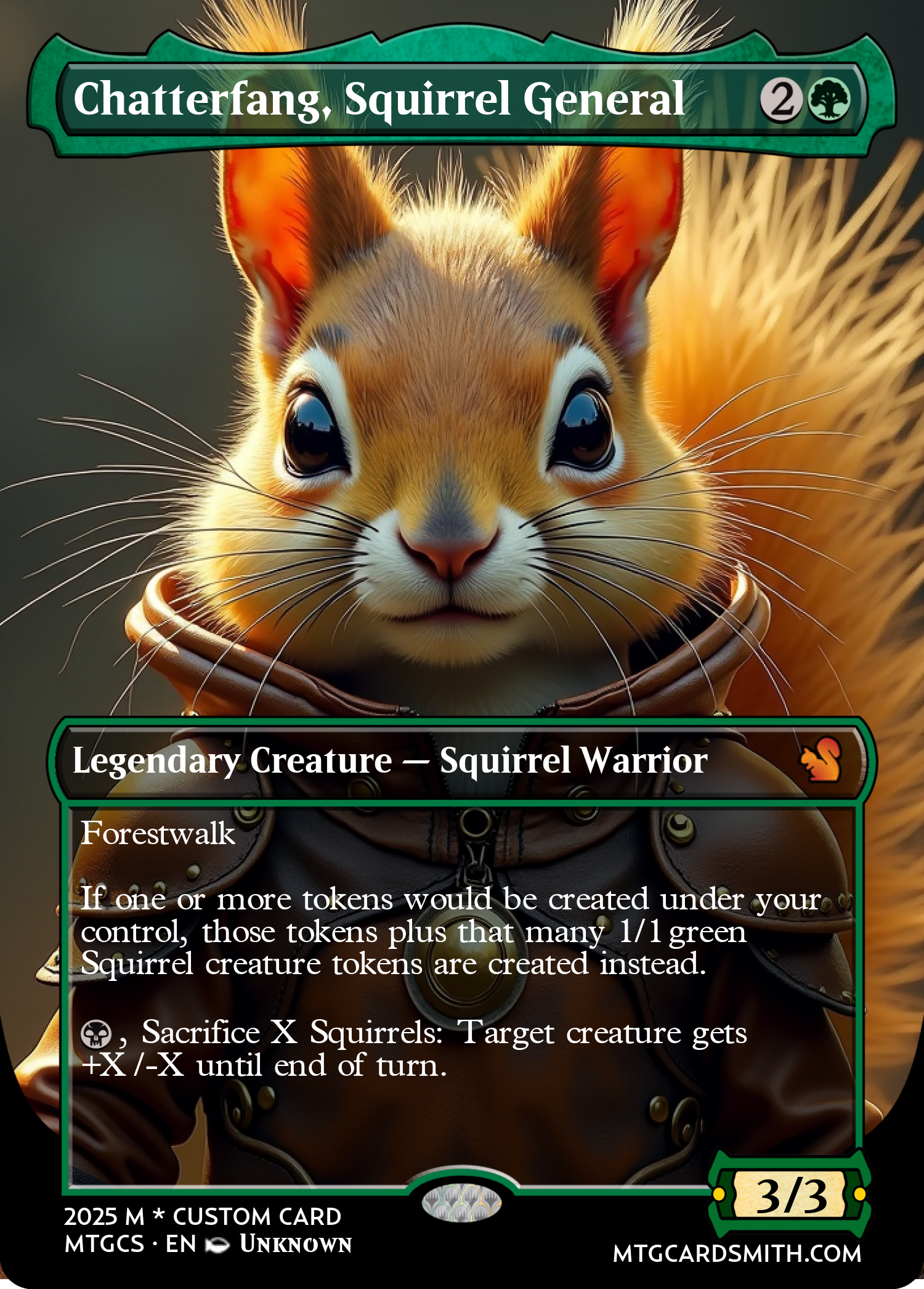 Chatterfang, Squirrel General