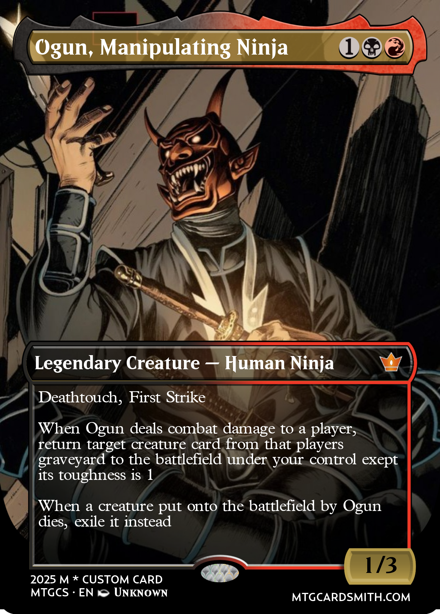 Ogun, Manipulating Ninja