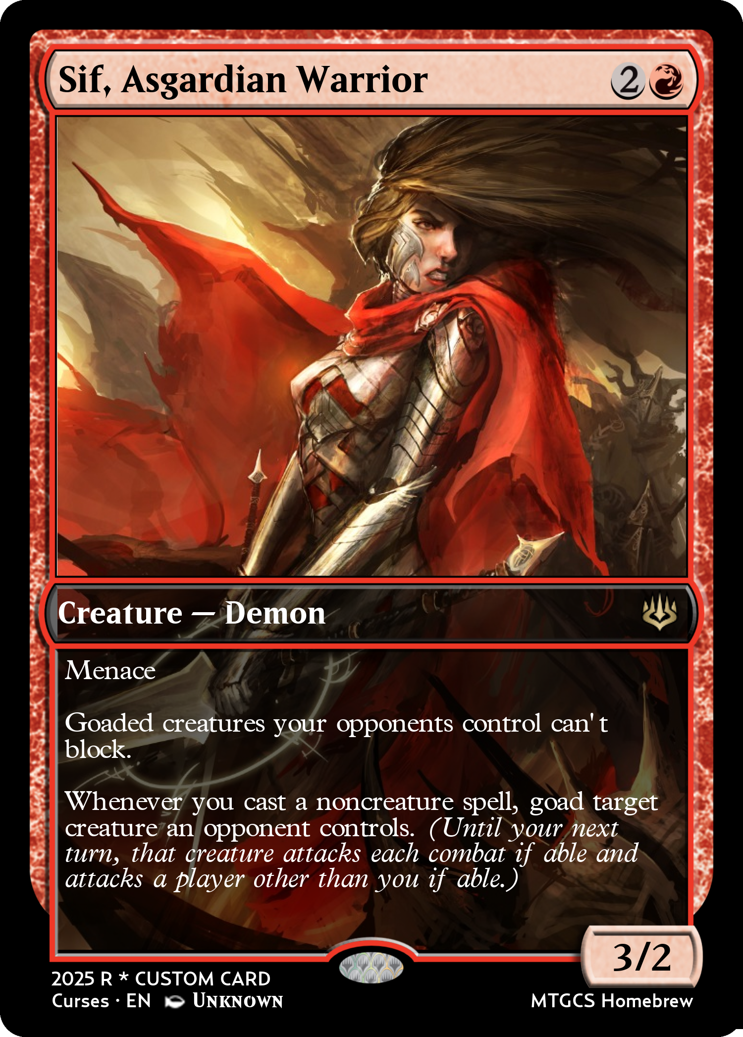 Sif, Asgardian Warrior