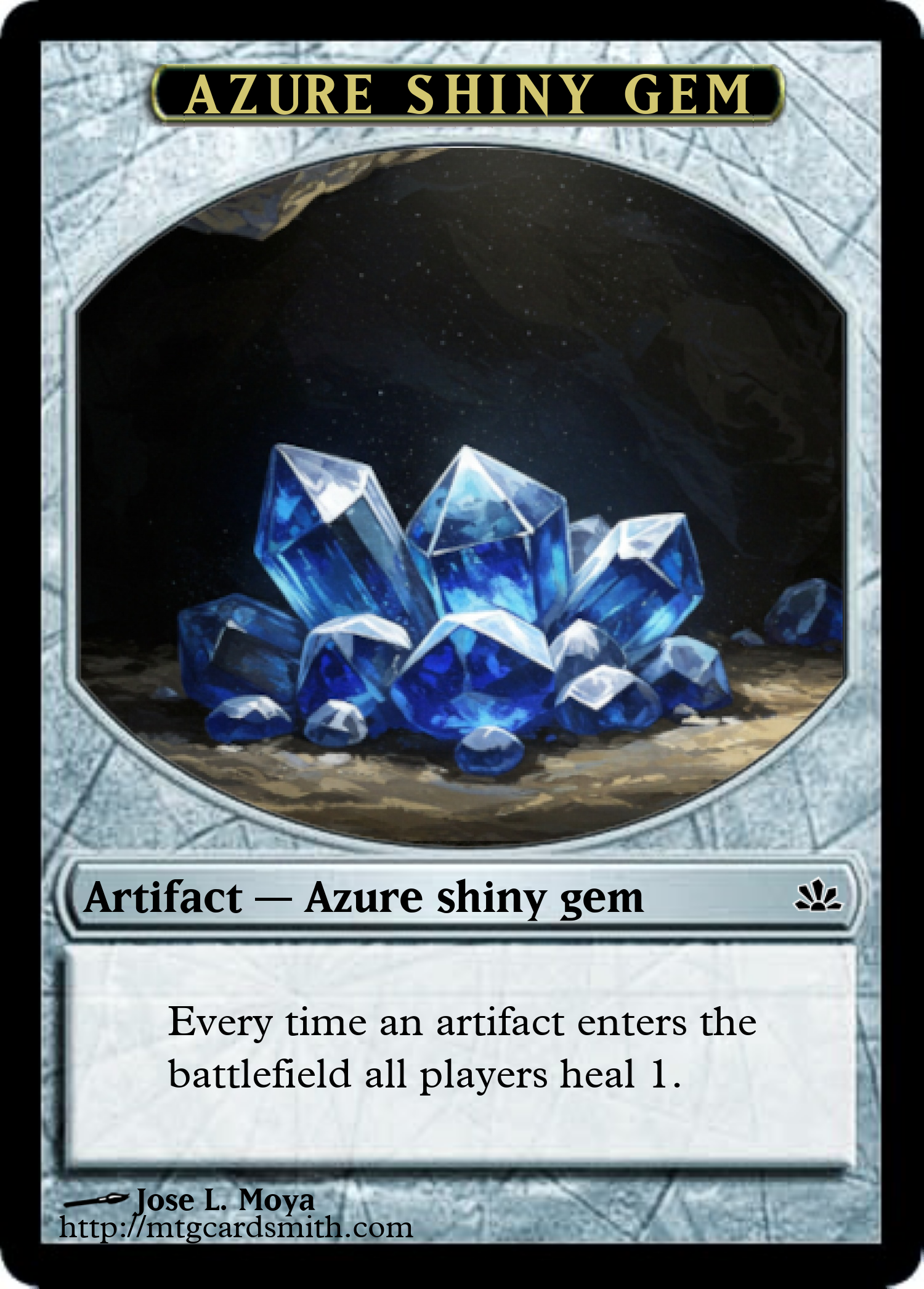 Azure shiny gem