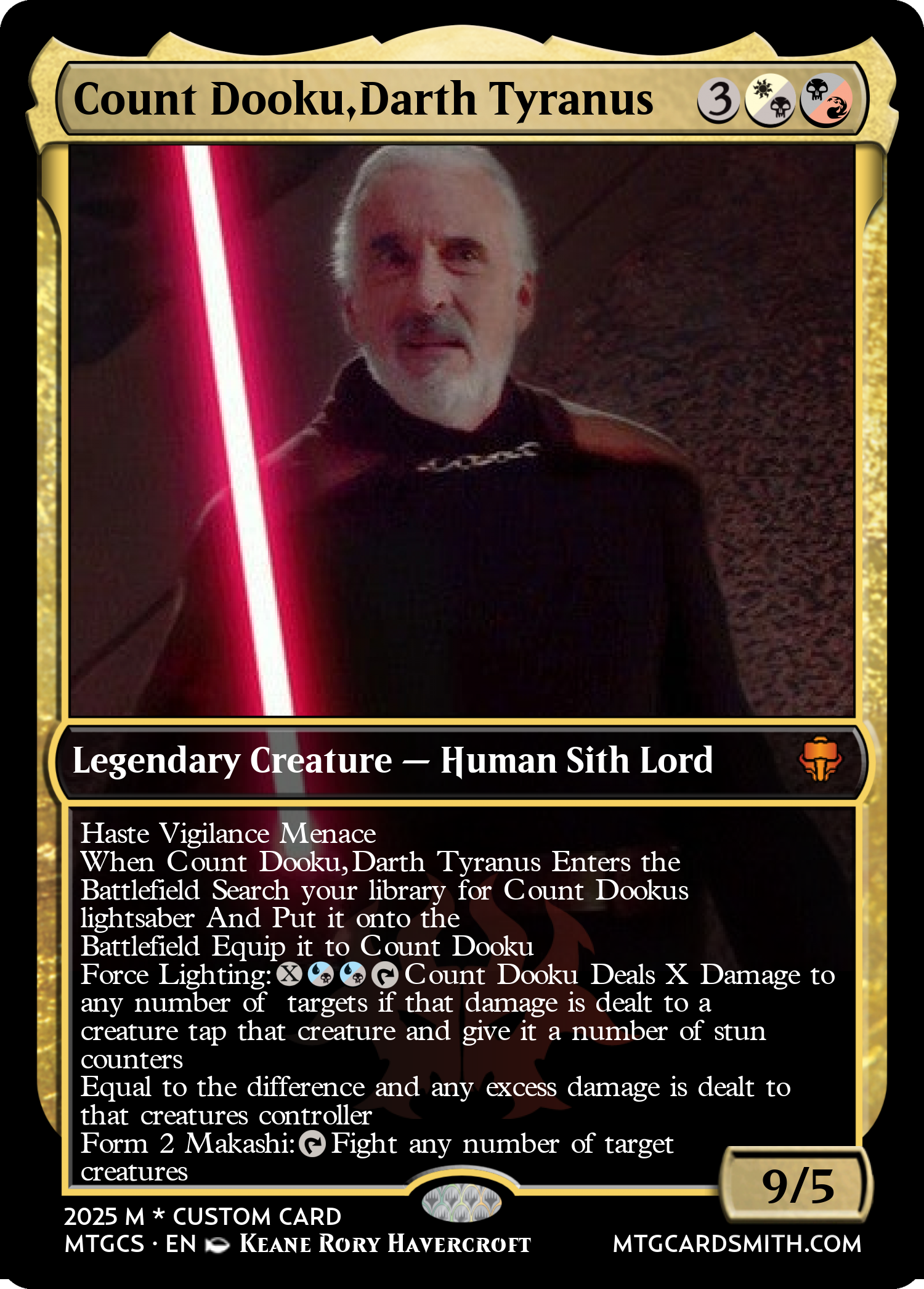 Count Dooku,Darth Tyranus