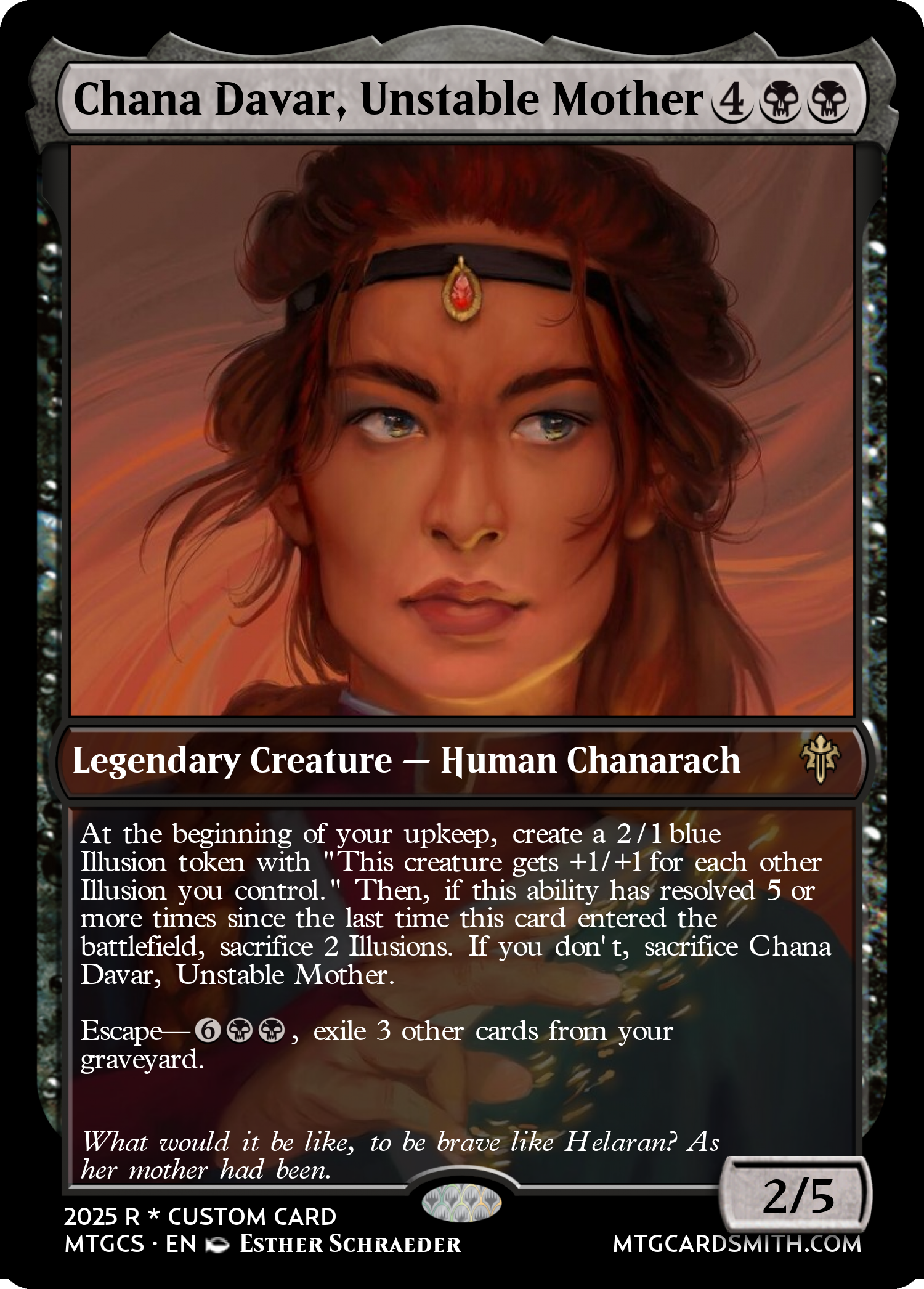 Chana Davar, Unstable Mother